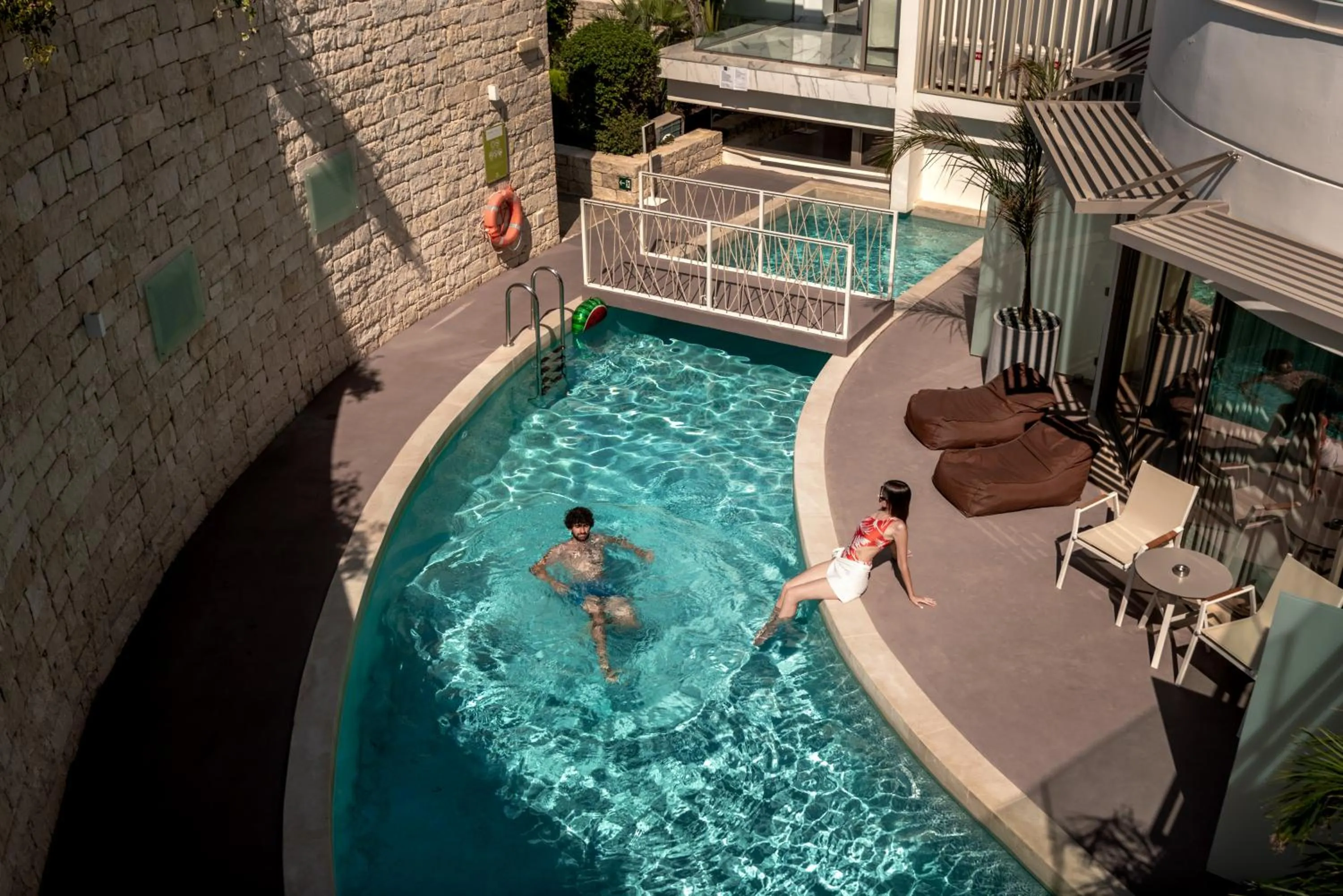 Pool view in Aloe Boutique Hotel & Suites - adults only