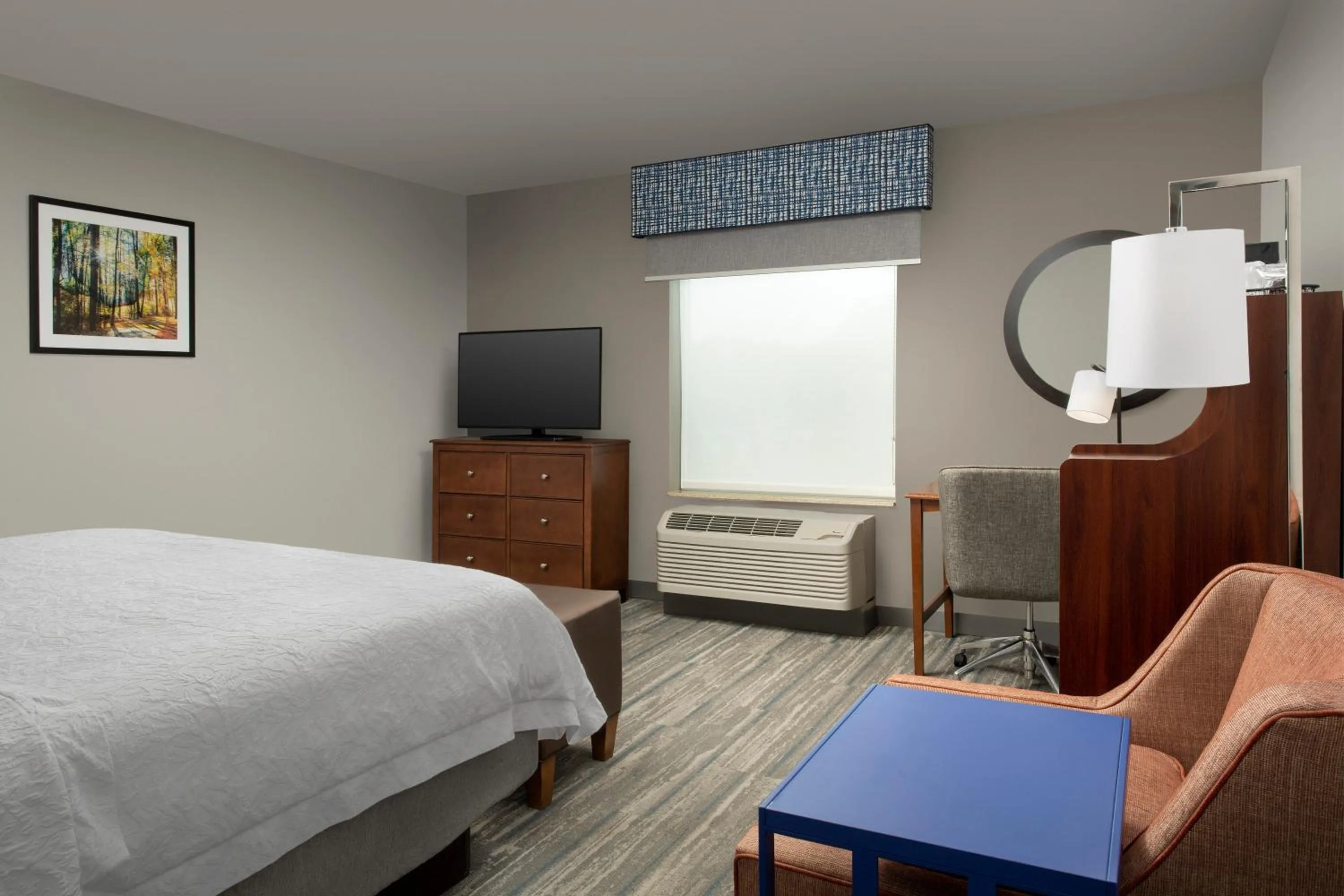 TV and multimedia, Bed in Hampton Inn & Suites Holly Springs