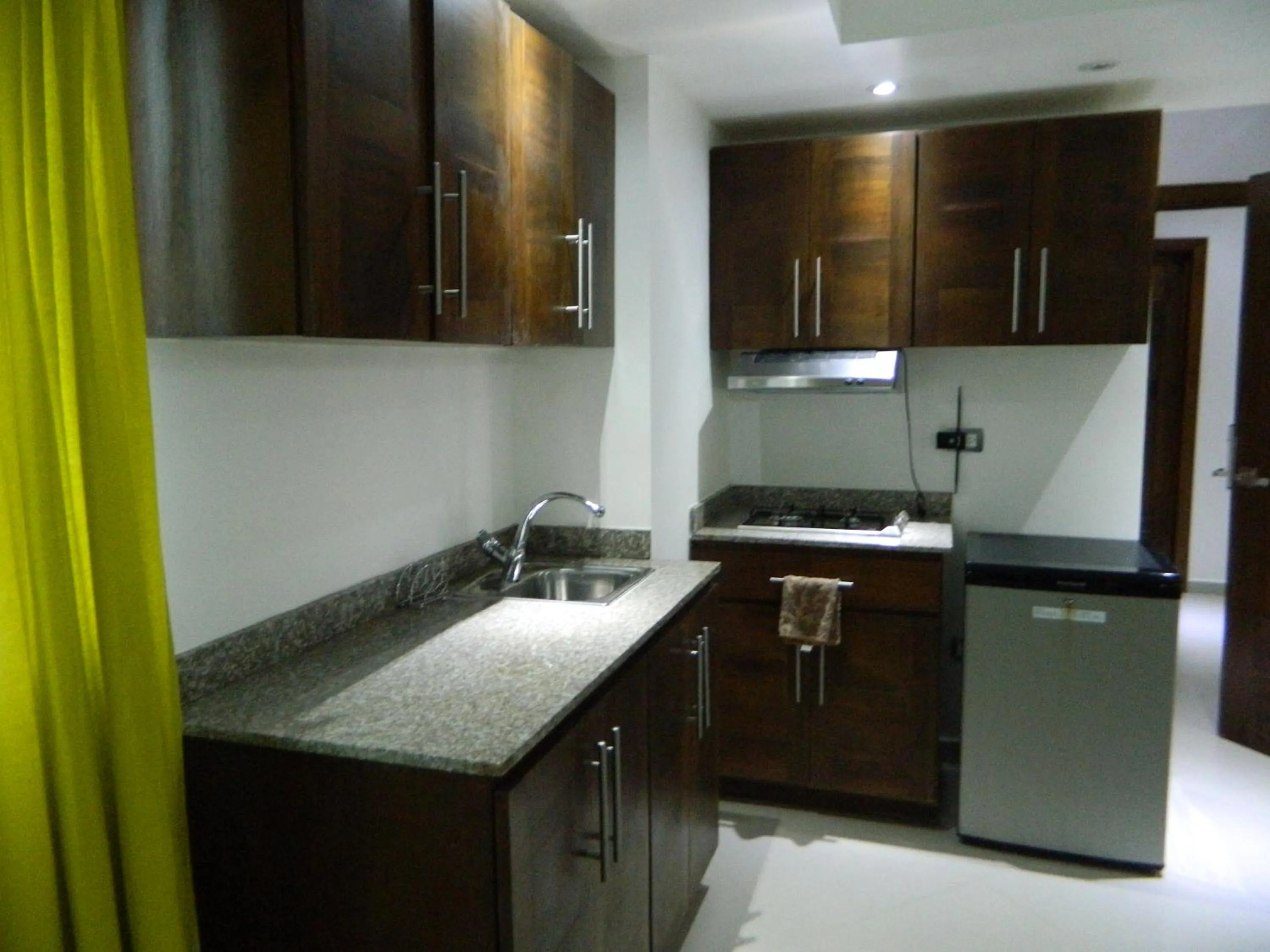 Kitchen or kitchenette in Figaro Hotel Samana