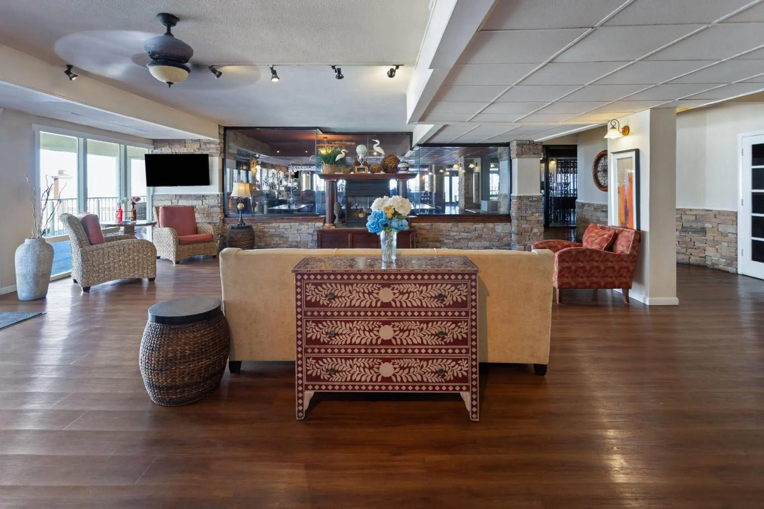 Lobby or reception in Howard Johnson Plaza by Wyndham Ocean City Oceanfront Lobby or reception in Howard Johnson Plaza by Wyndham Ocean City Oceanfront