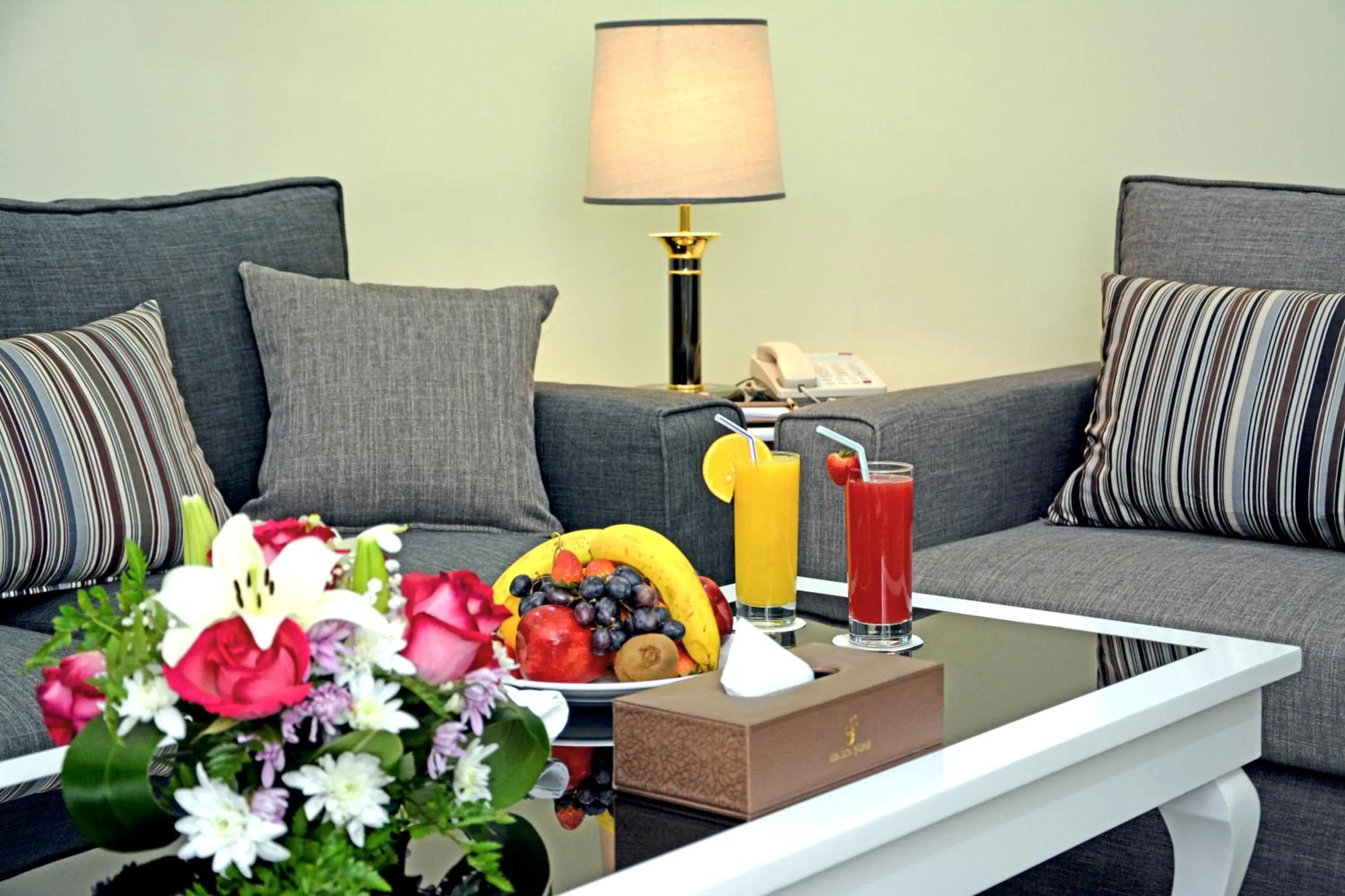 Living room in Golden Bujari AlUlaya Hotel