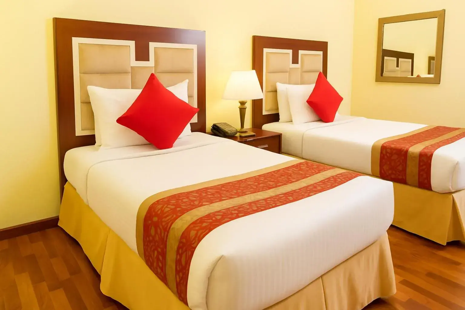 Bed in Ruwi Hotel Apartments, Sharjah Bed in Ruwi Hotel Apartments, Sharjah