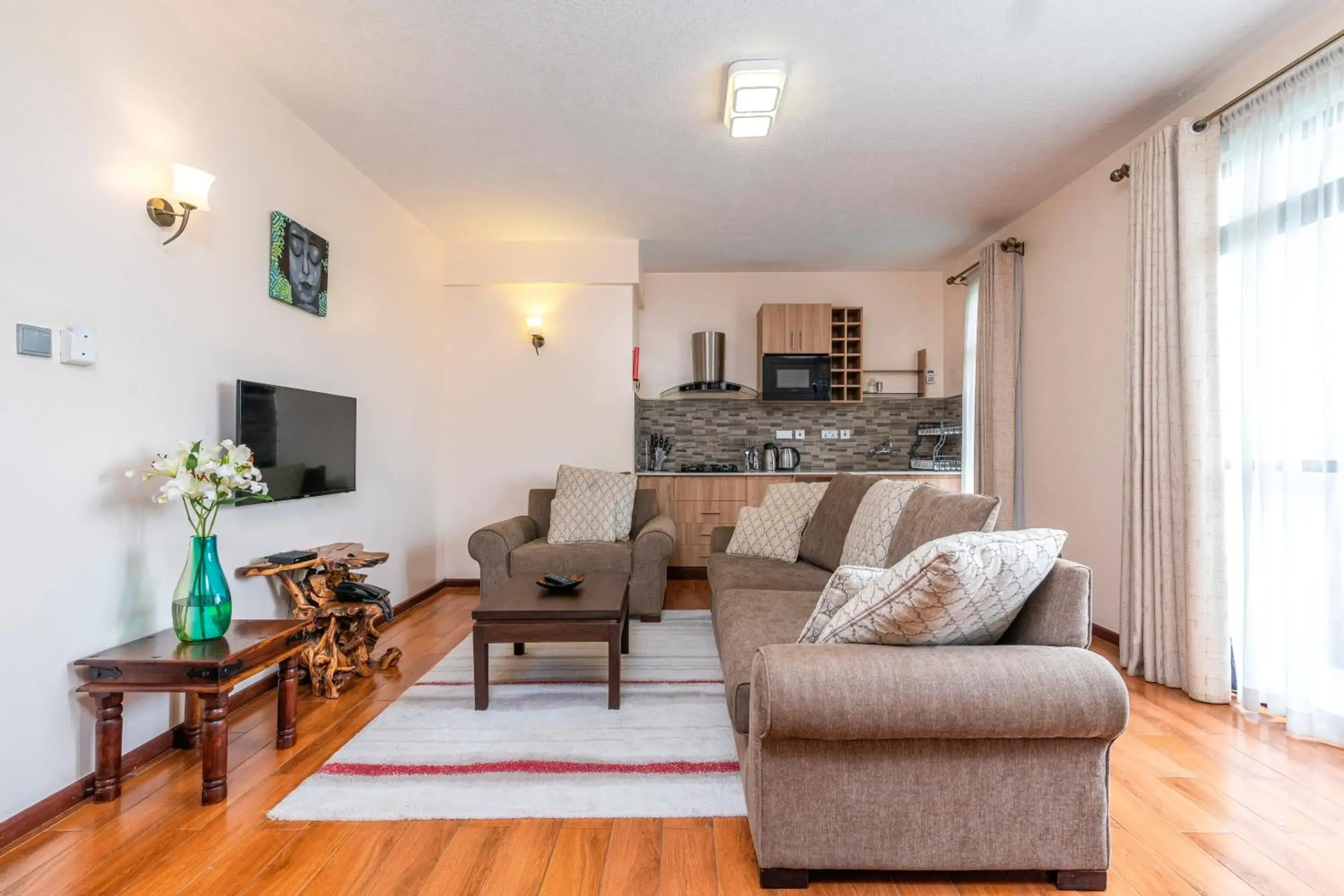 Living room in Highlands Suites Hotel Apartments Living room in Highlands Suites Hotel Apartments