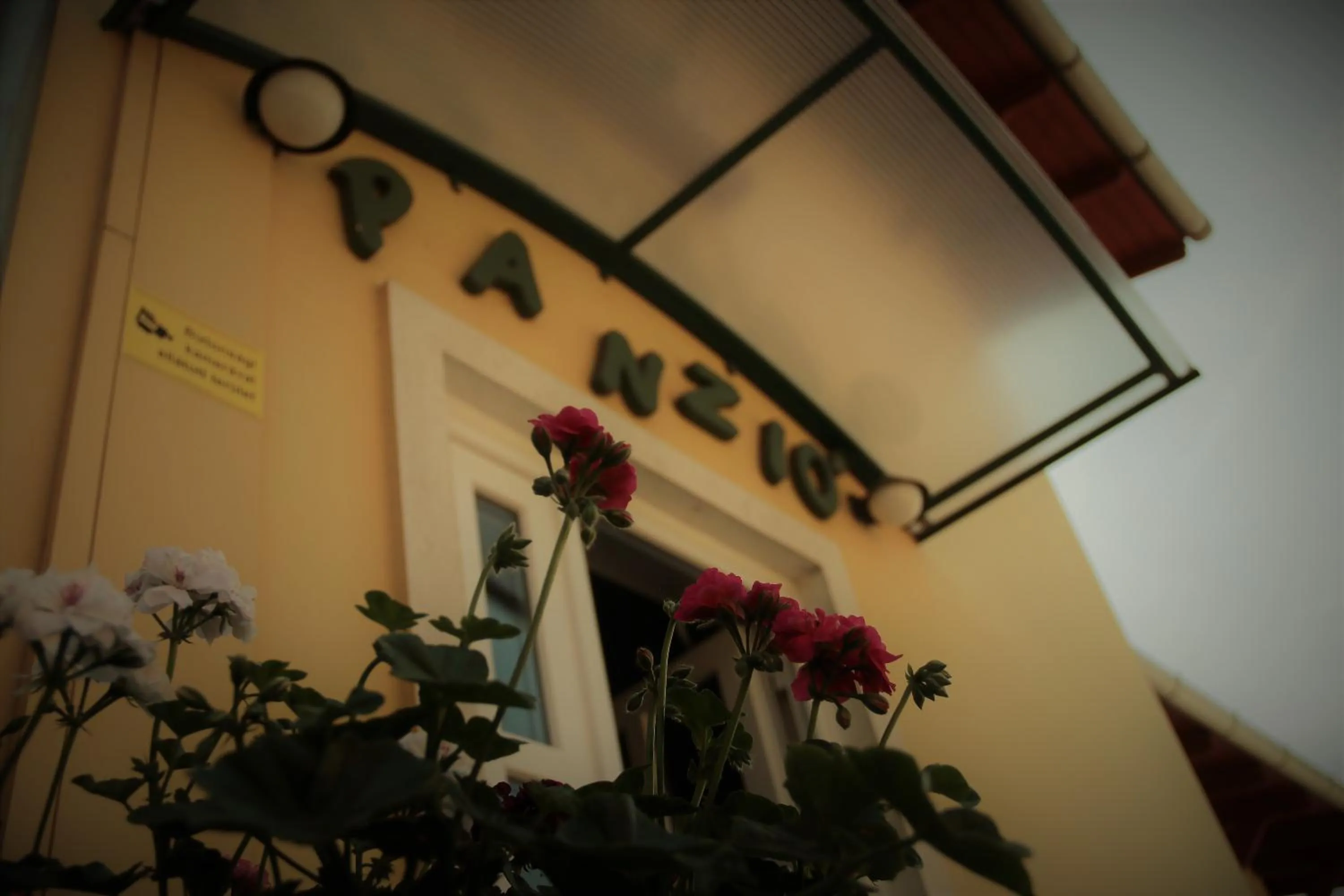 Facade/entrance in Halász Airport Panzio