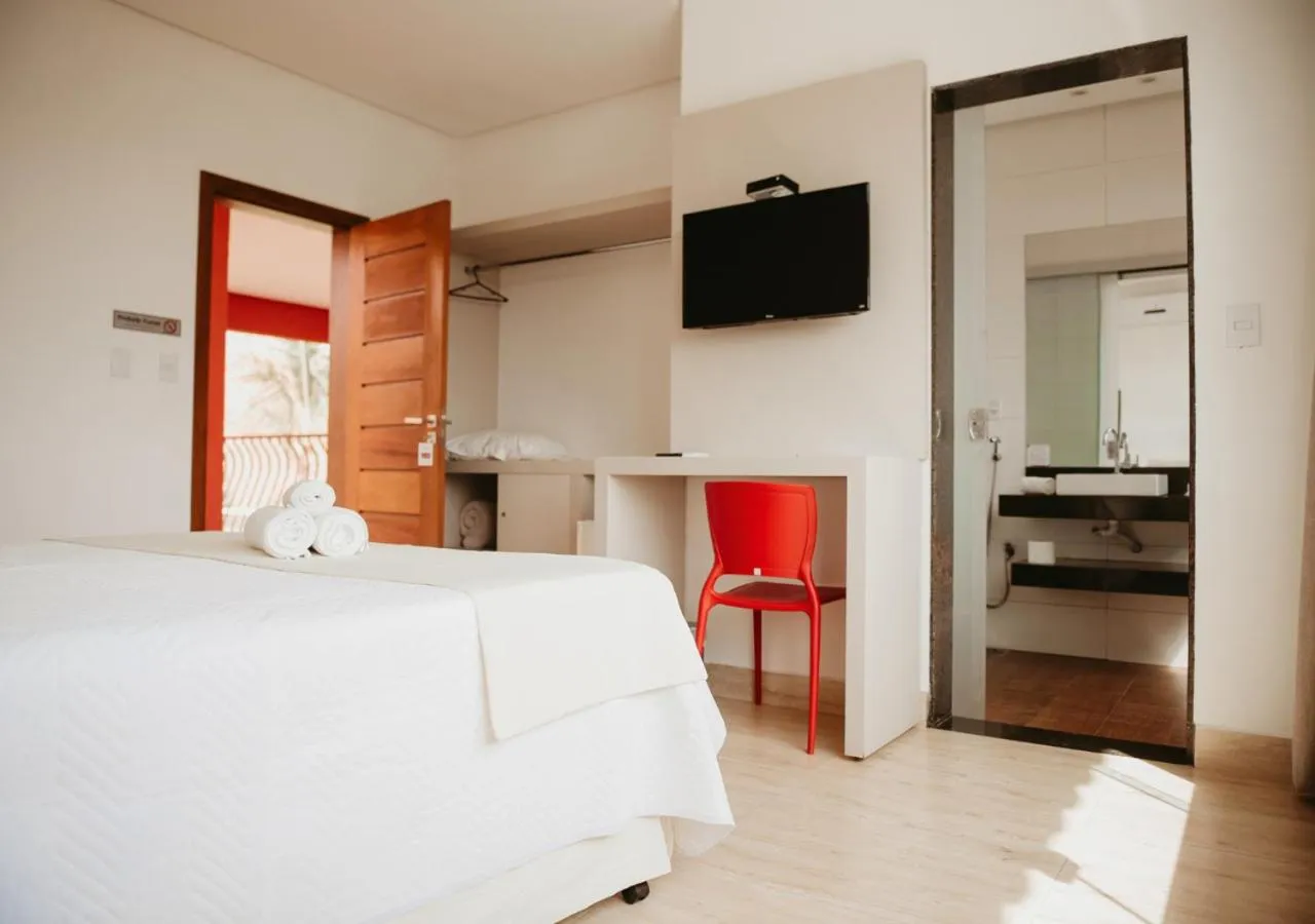 Bed in Hotel Chalé Capitólio