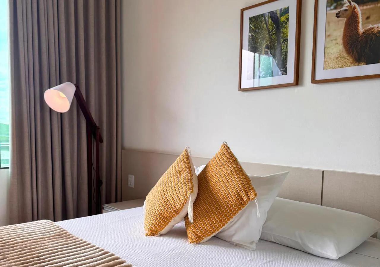 Bed in Hotel Chalé Capitólio