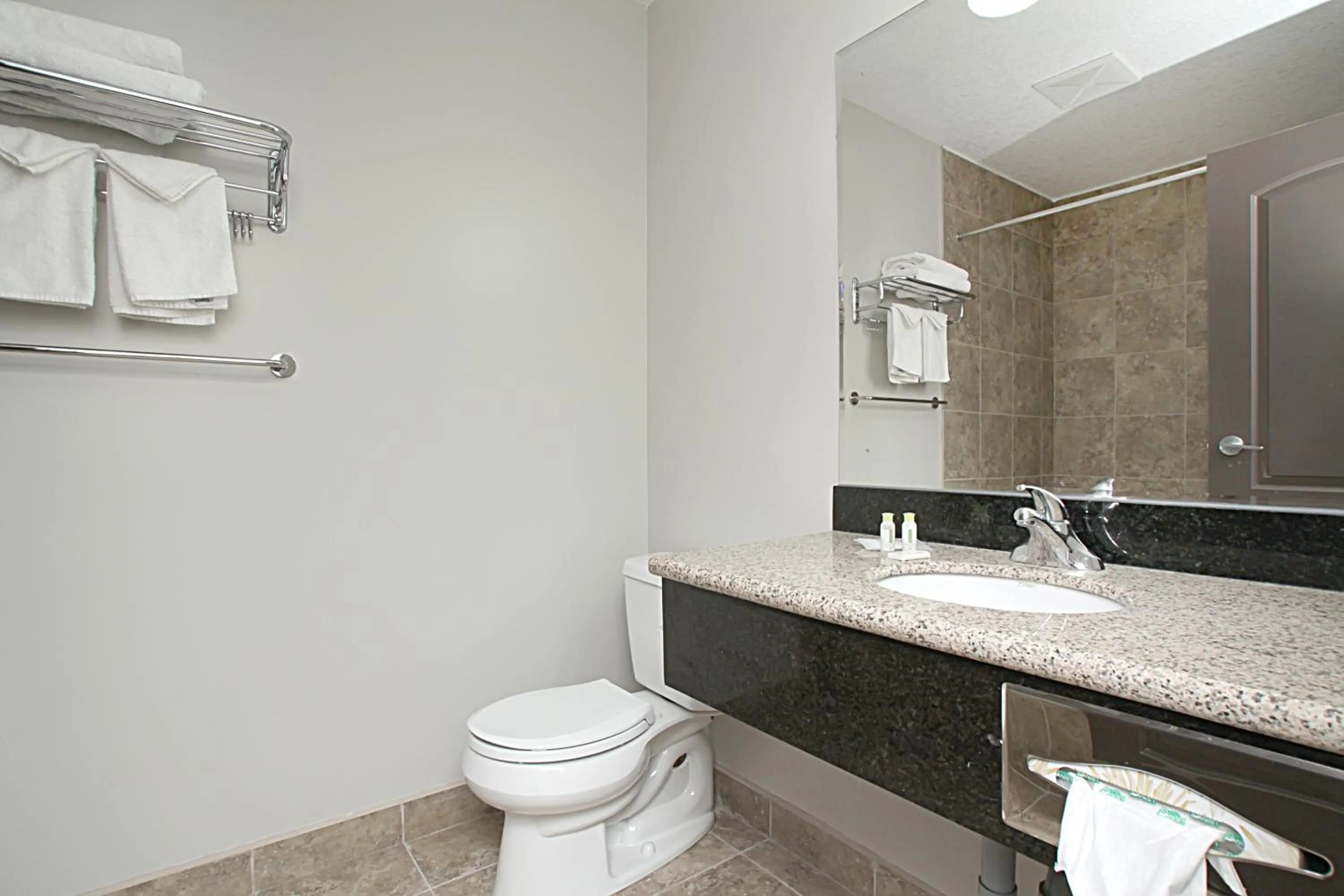 Bathroom in Travelodge by Wyndham Wetaskiwin