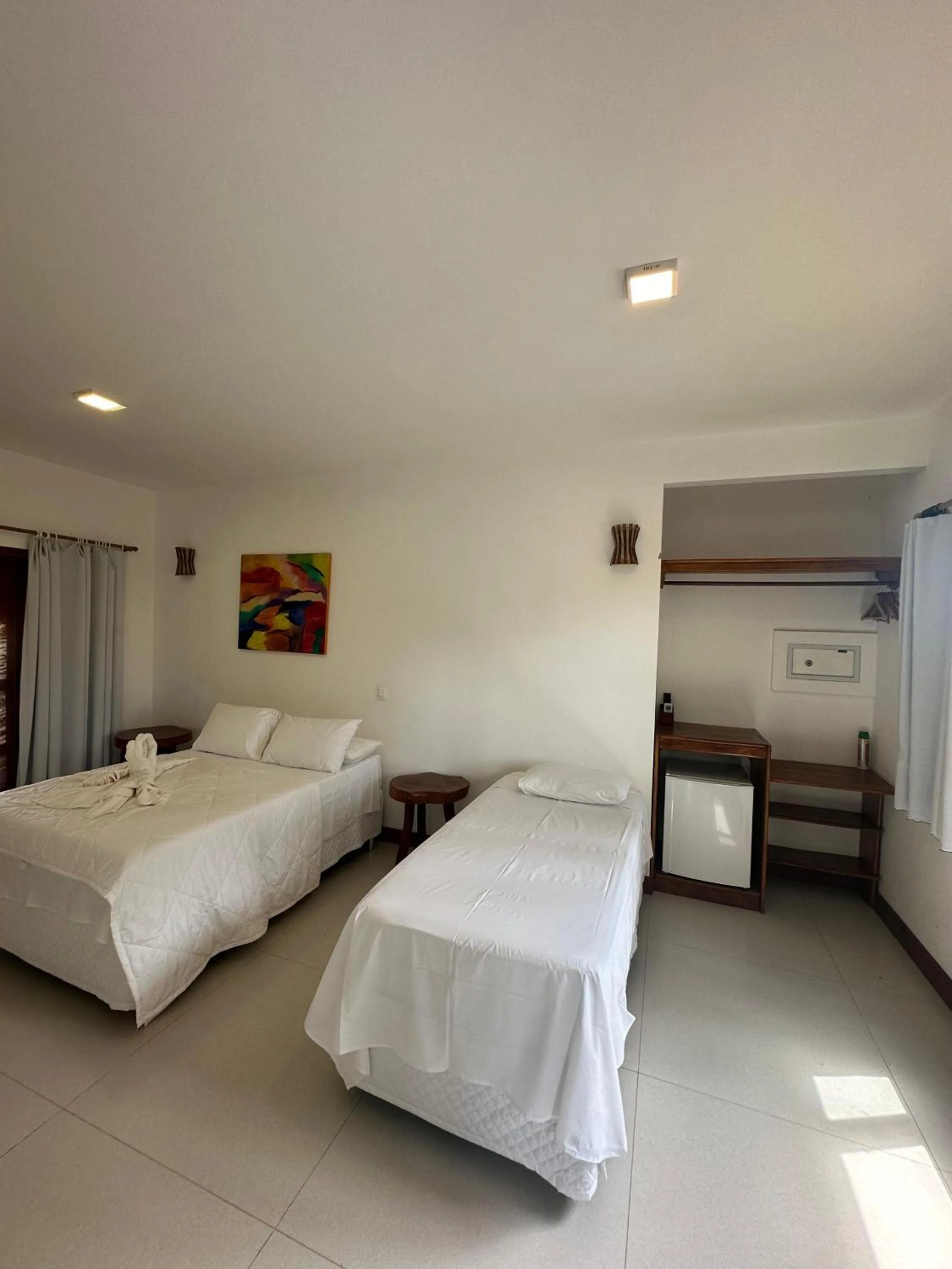 Bed in Pousada Porto da Barra