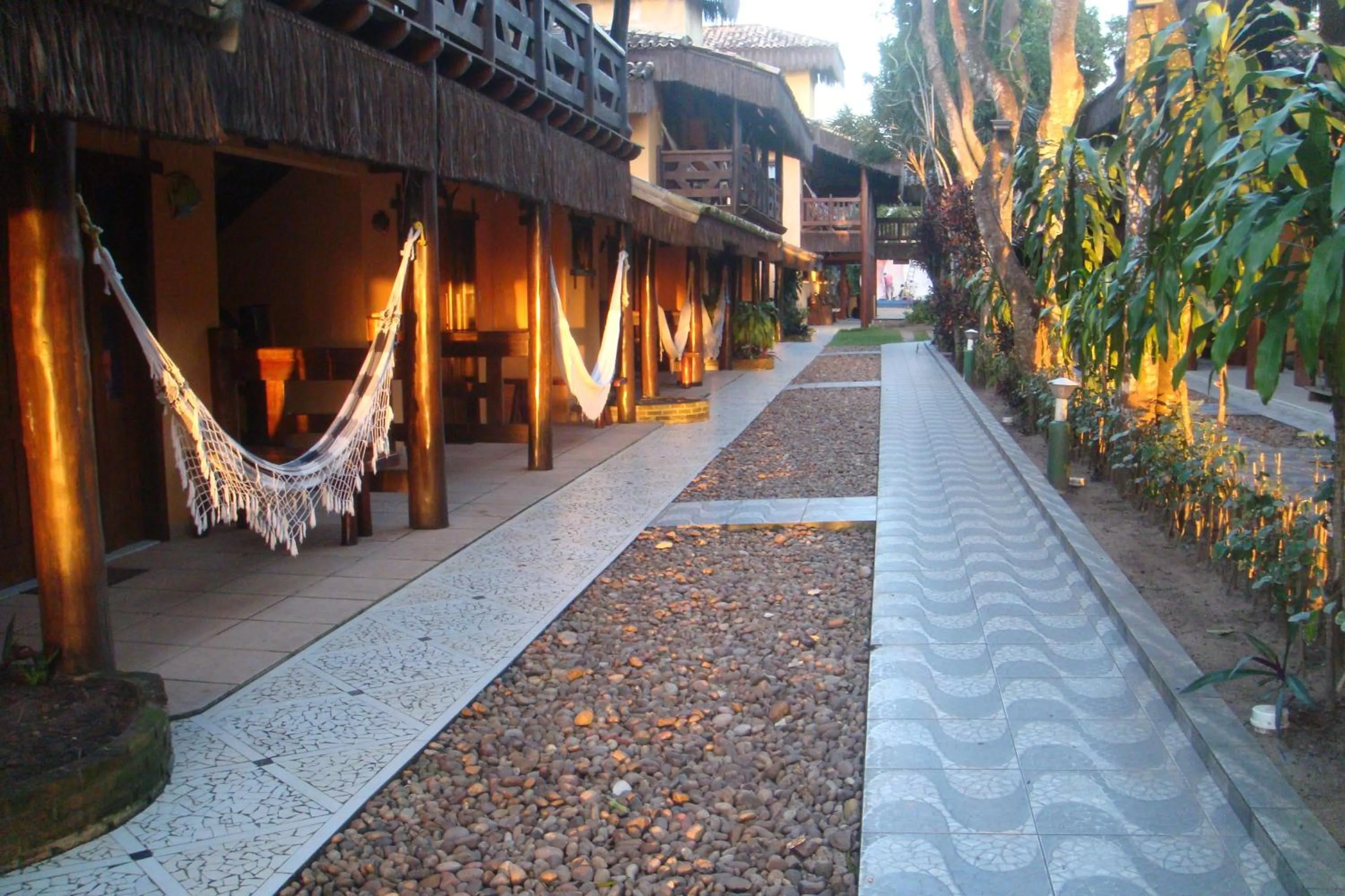 Garden view in Pousada Porto da Barra