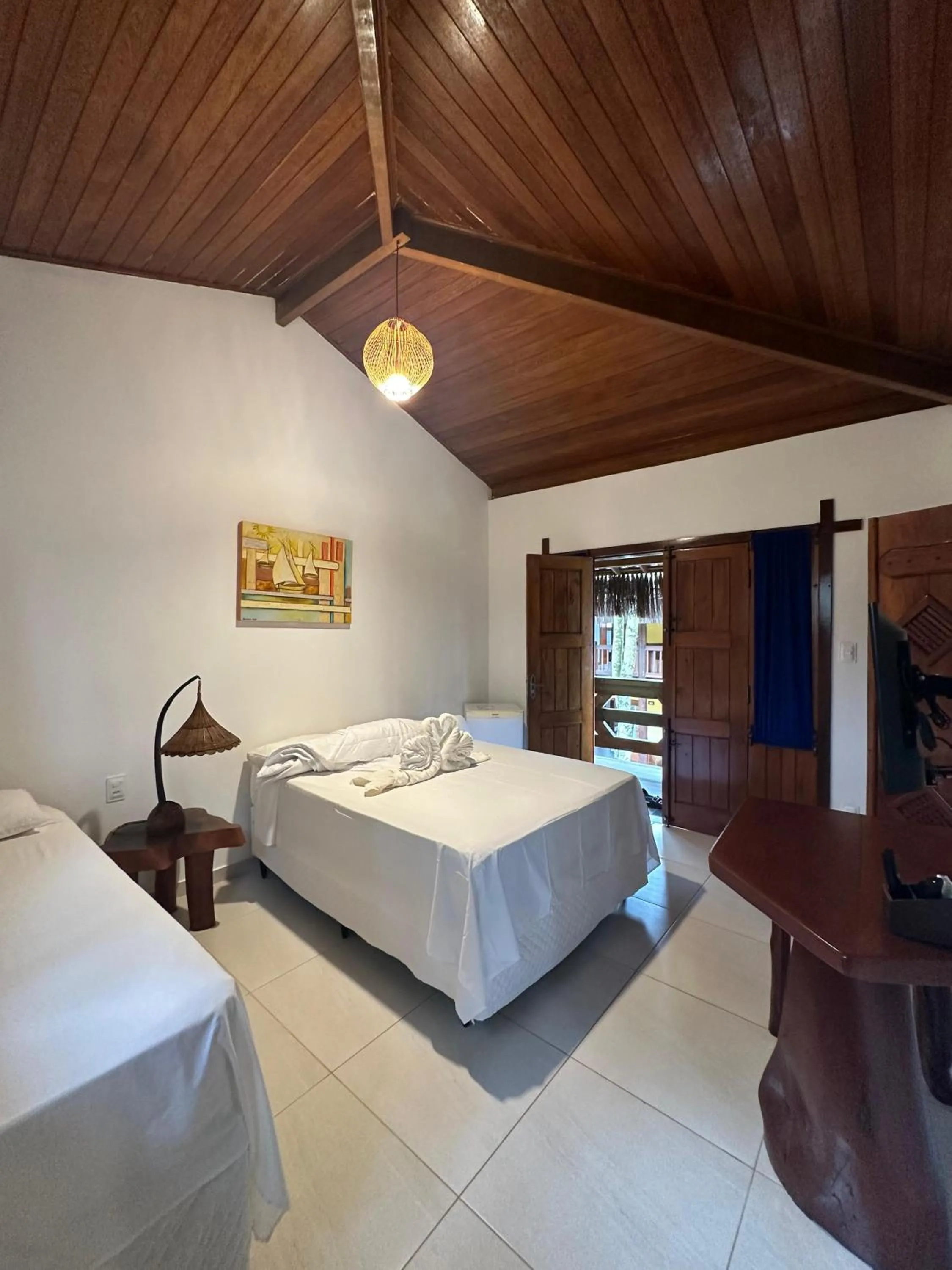 Bed in Pousada Porto da Barra