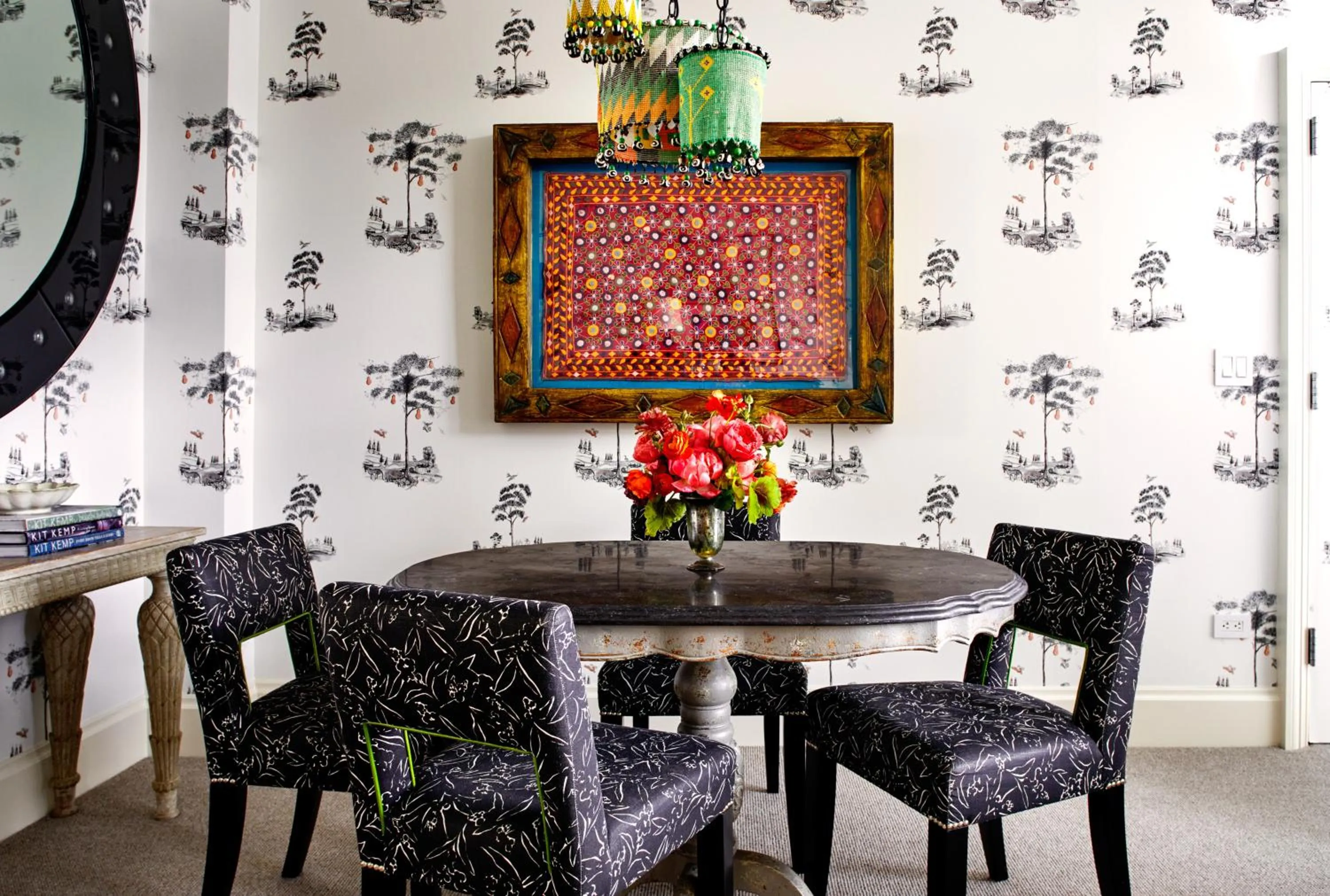 Decorative detail in Crosby Street Hotel