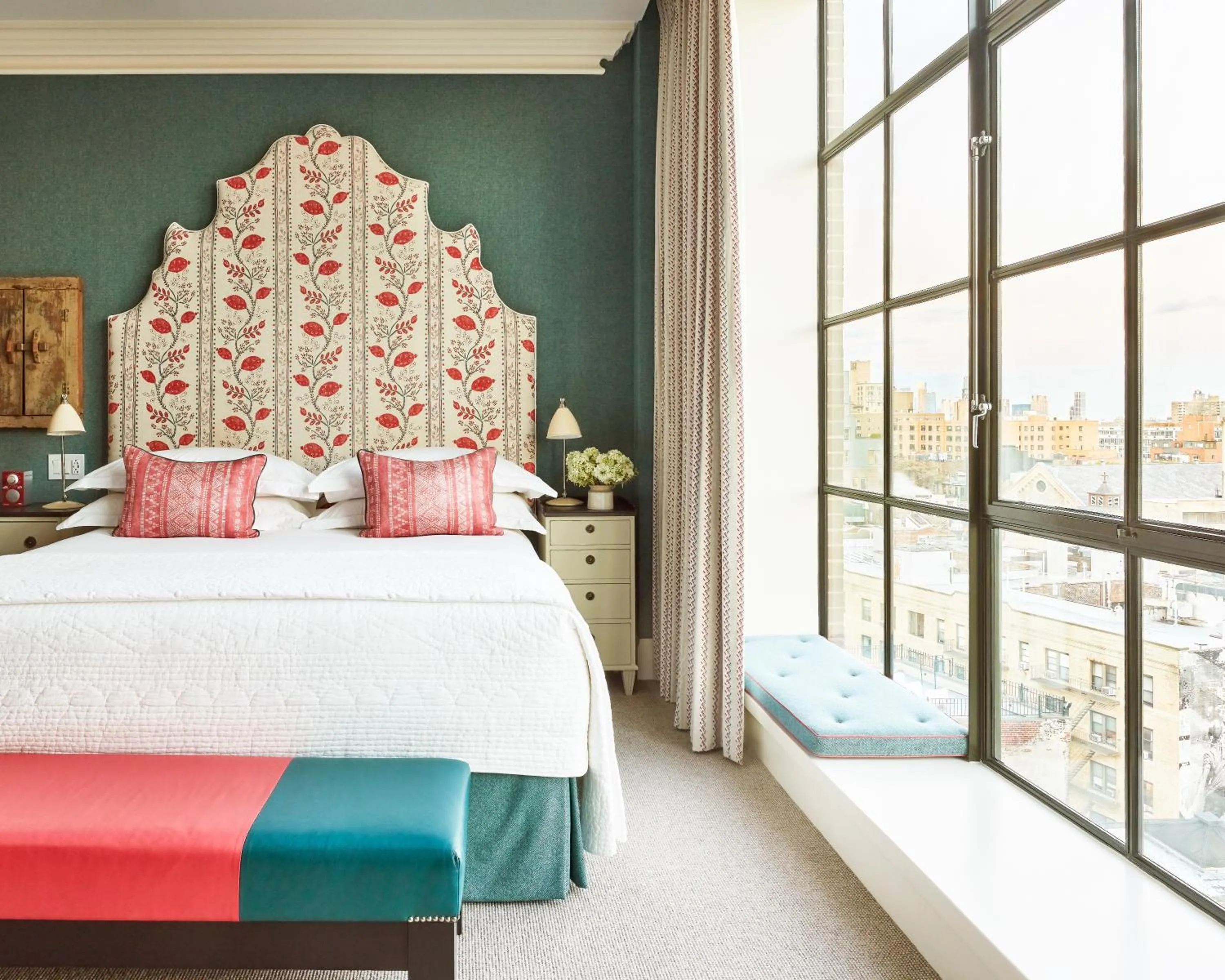 Bed in Crosby Street Hotel