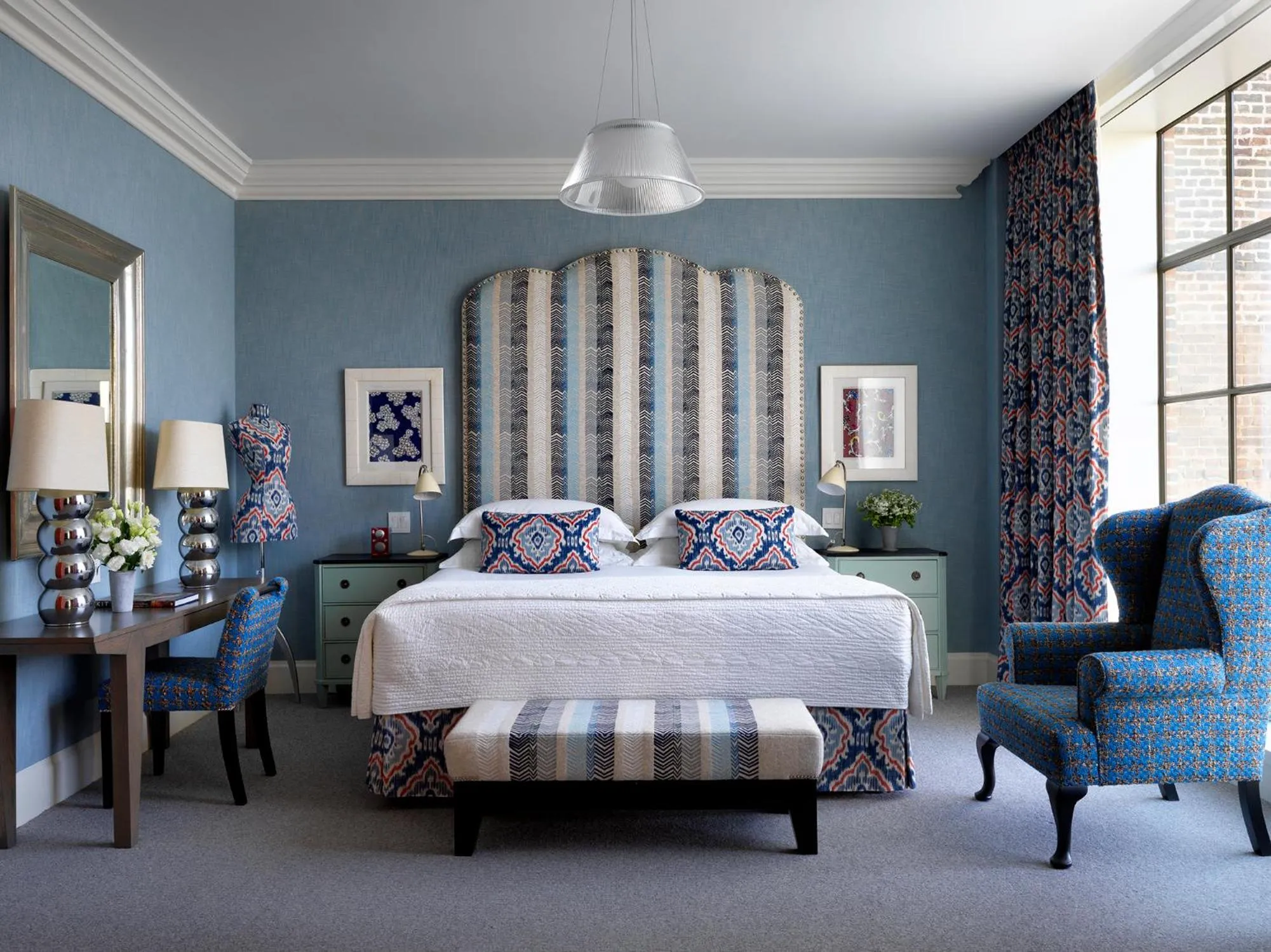 Bed in Crosby Street Hotel