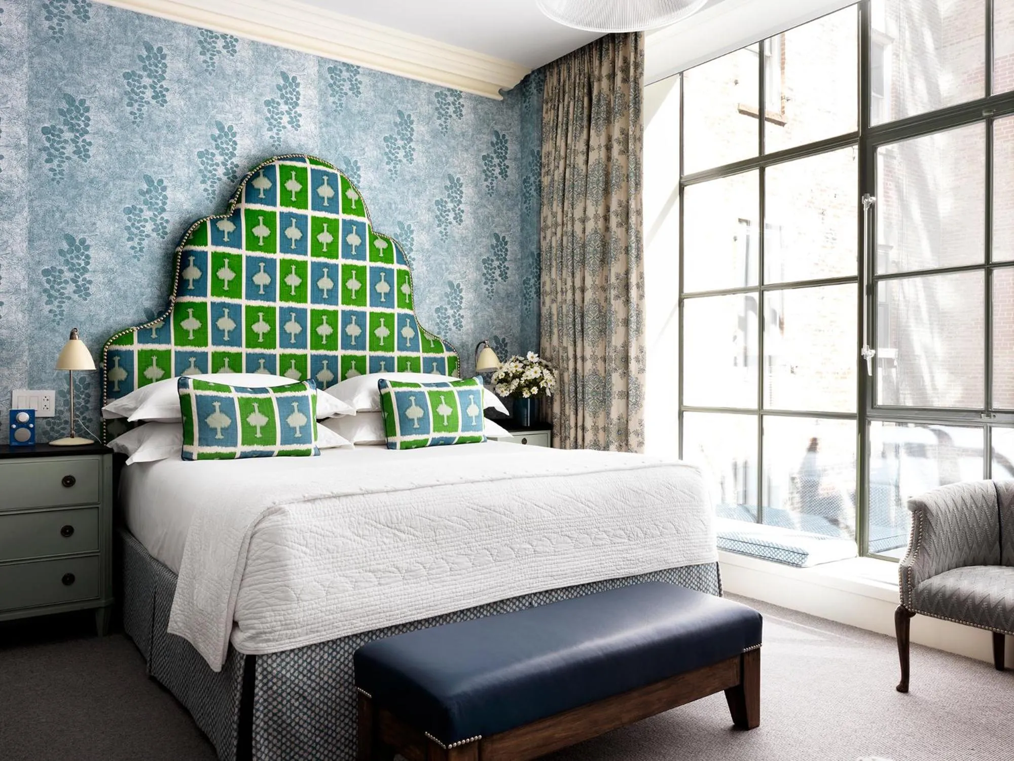 Bed in Crosby Street Hotel