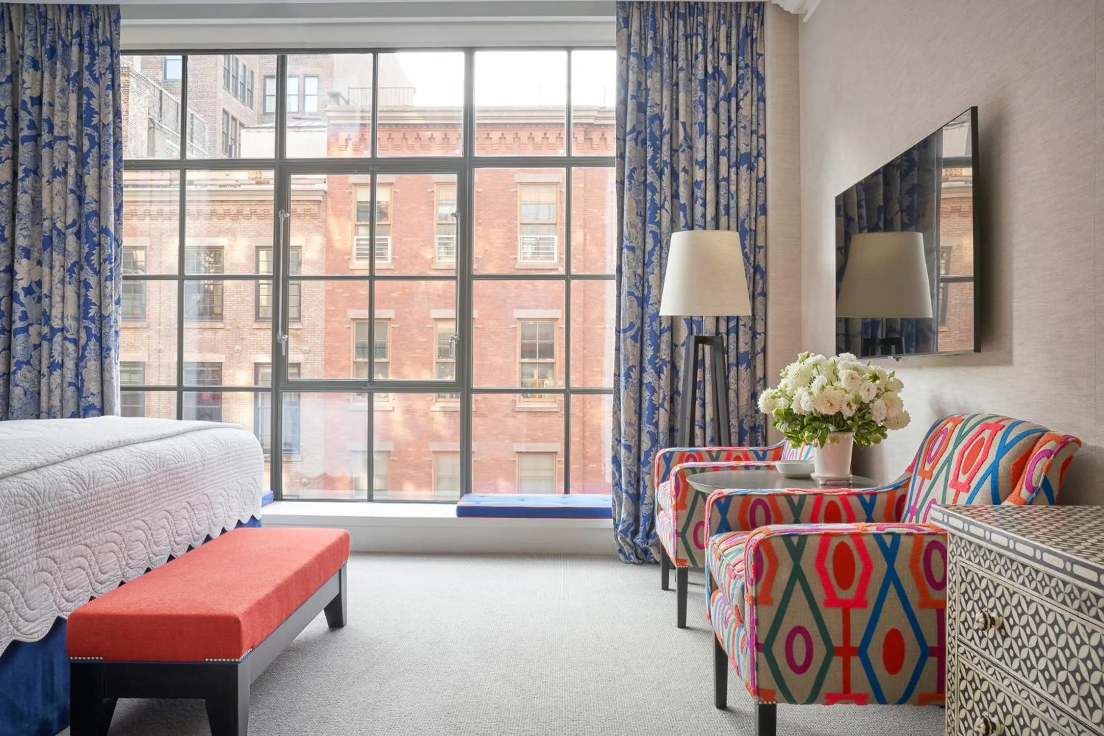 Bed in Crosby Street Hotel