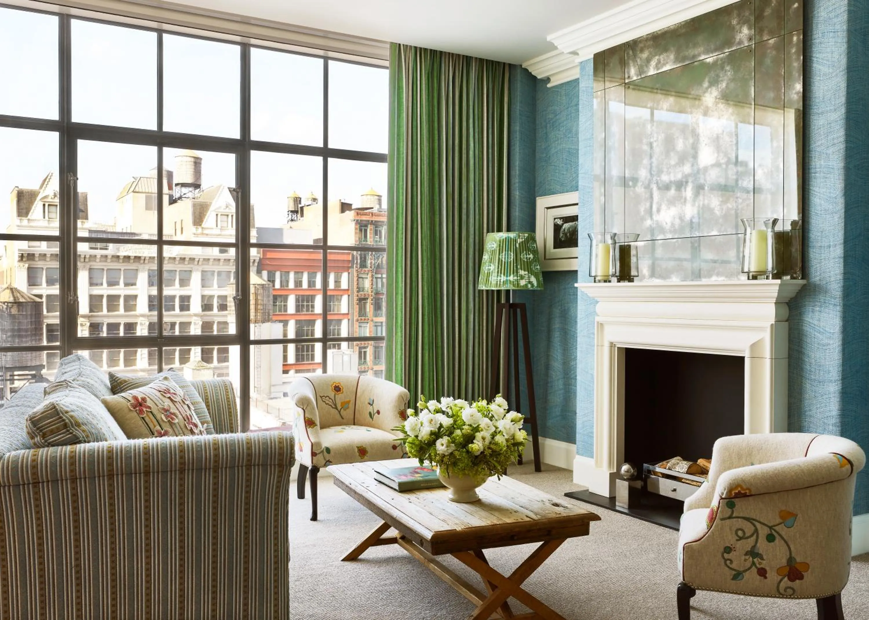 Bedroom in Crosby Street Hotel