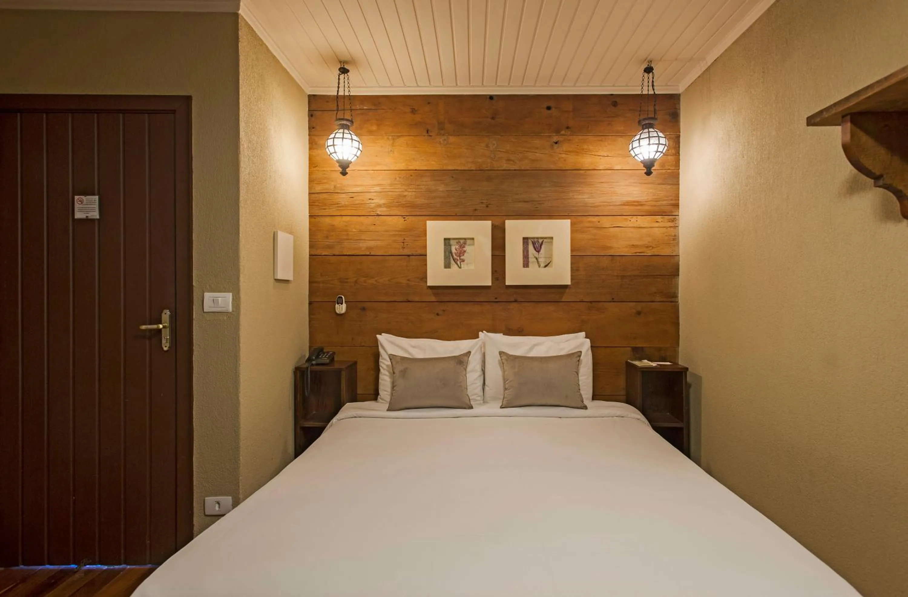 Bed in Hotel Canto Verde