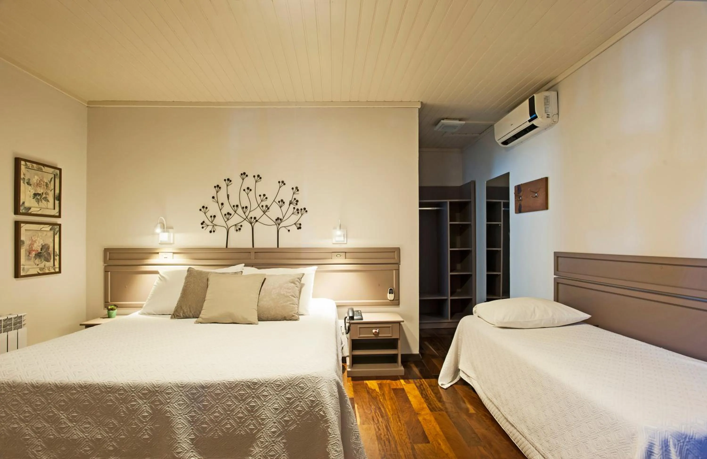 Bed in Hotel Canto Verde