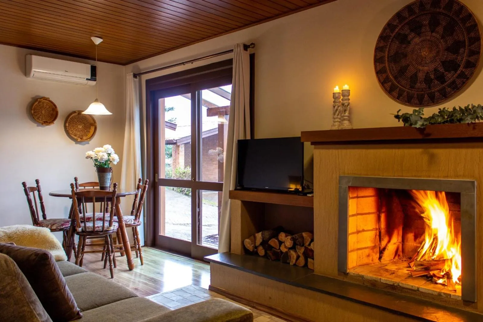 Living room in Hotel Canto Verde
