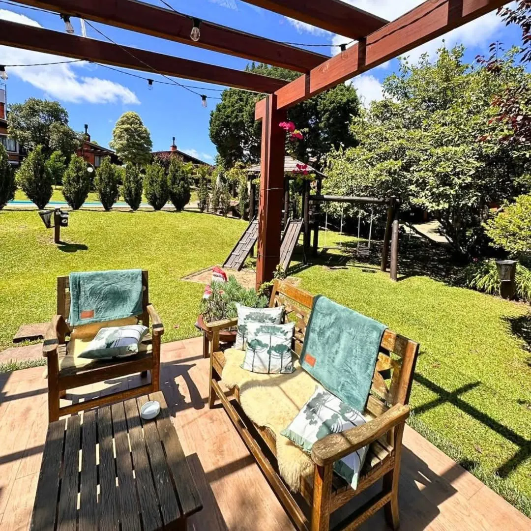 Garden view in Hotel Canto Verde