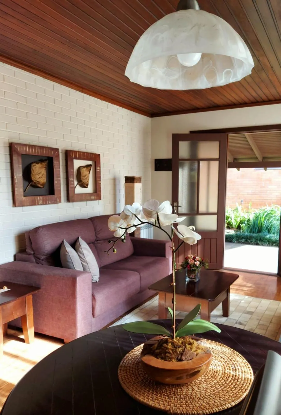 Living room in Hotel Canto Verde