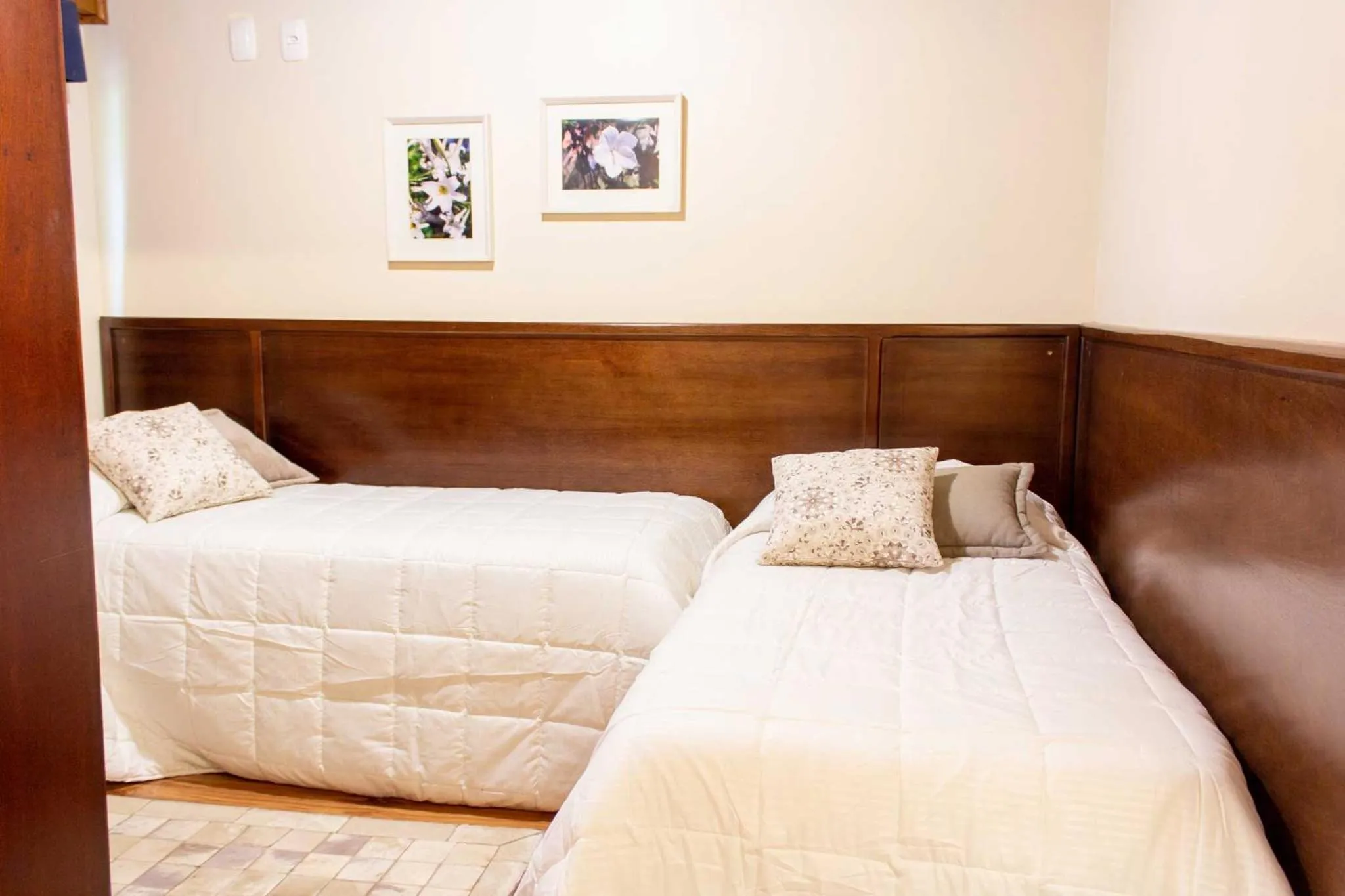 Bed in Hotel Canto Verde