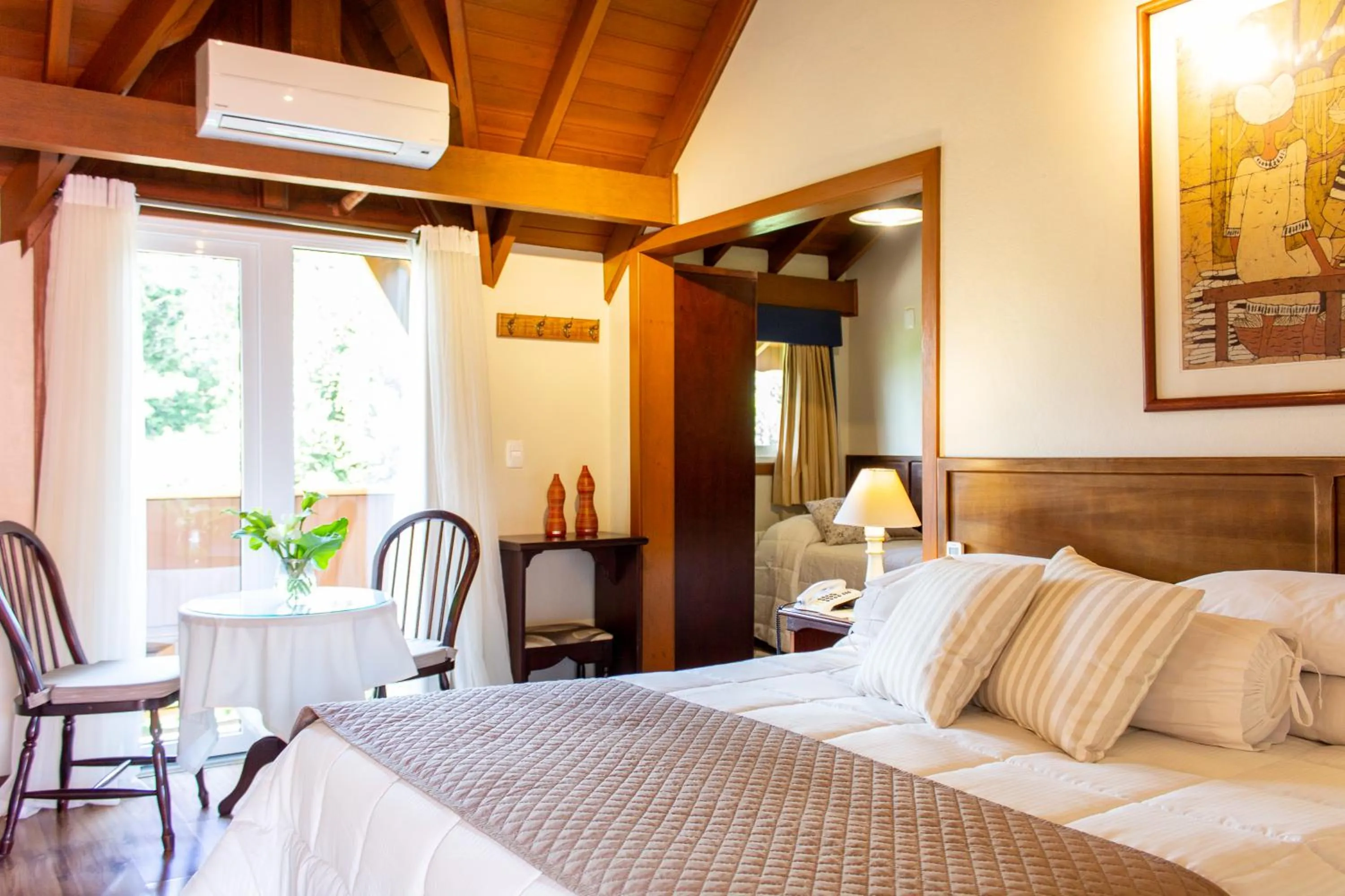 Bed in Hotel Canto Verde