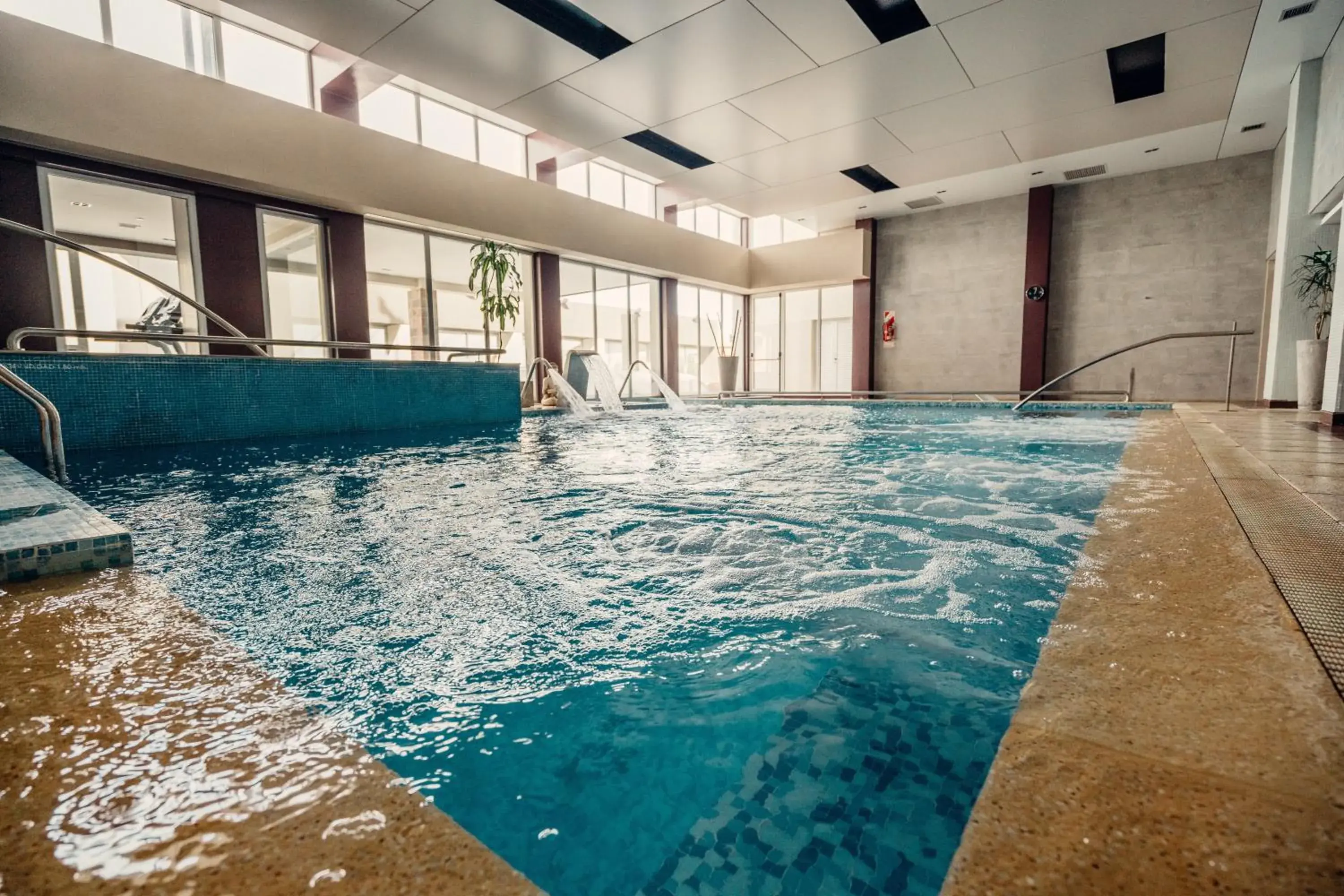 Pool view in Rayentray Grand Hotel Pool view in Rayentray Grand Hotel