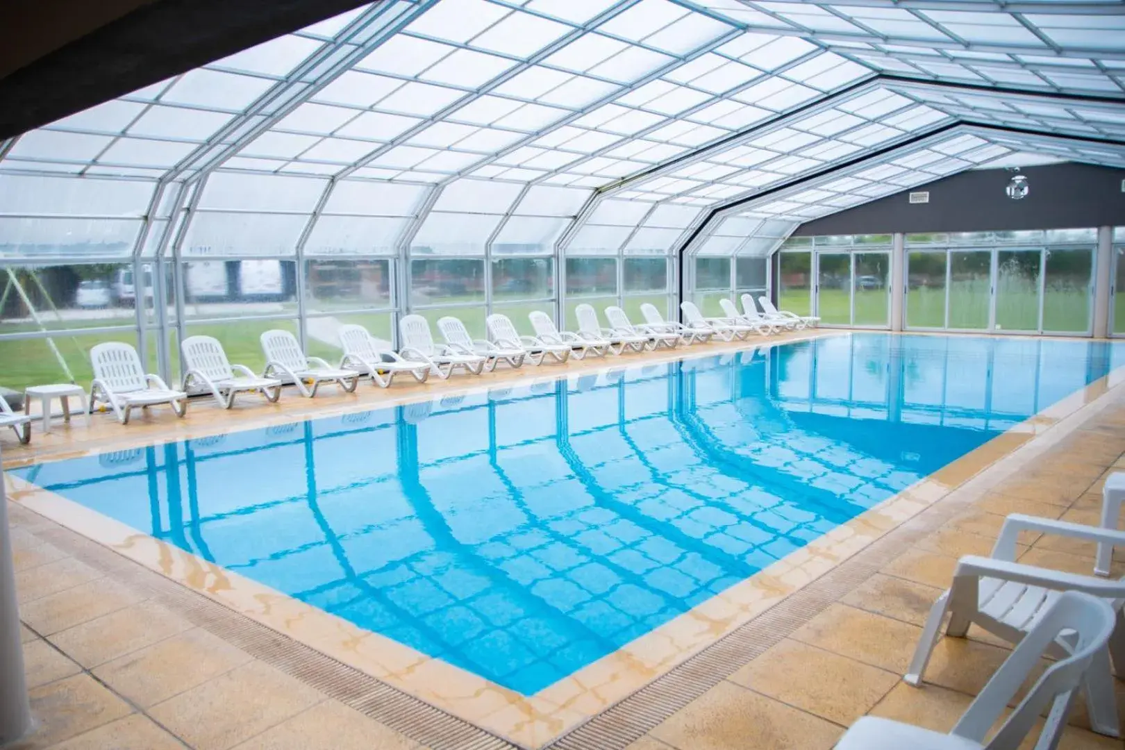 Pool view in Rayentray Grand Hotel Pool view in Rayentray Grand Hotel