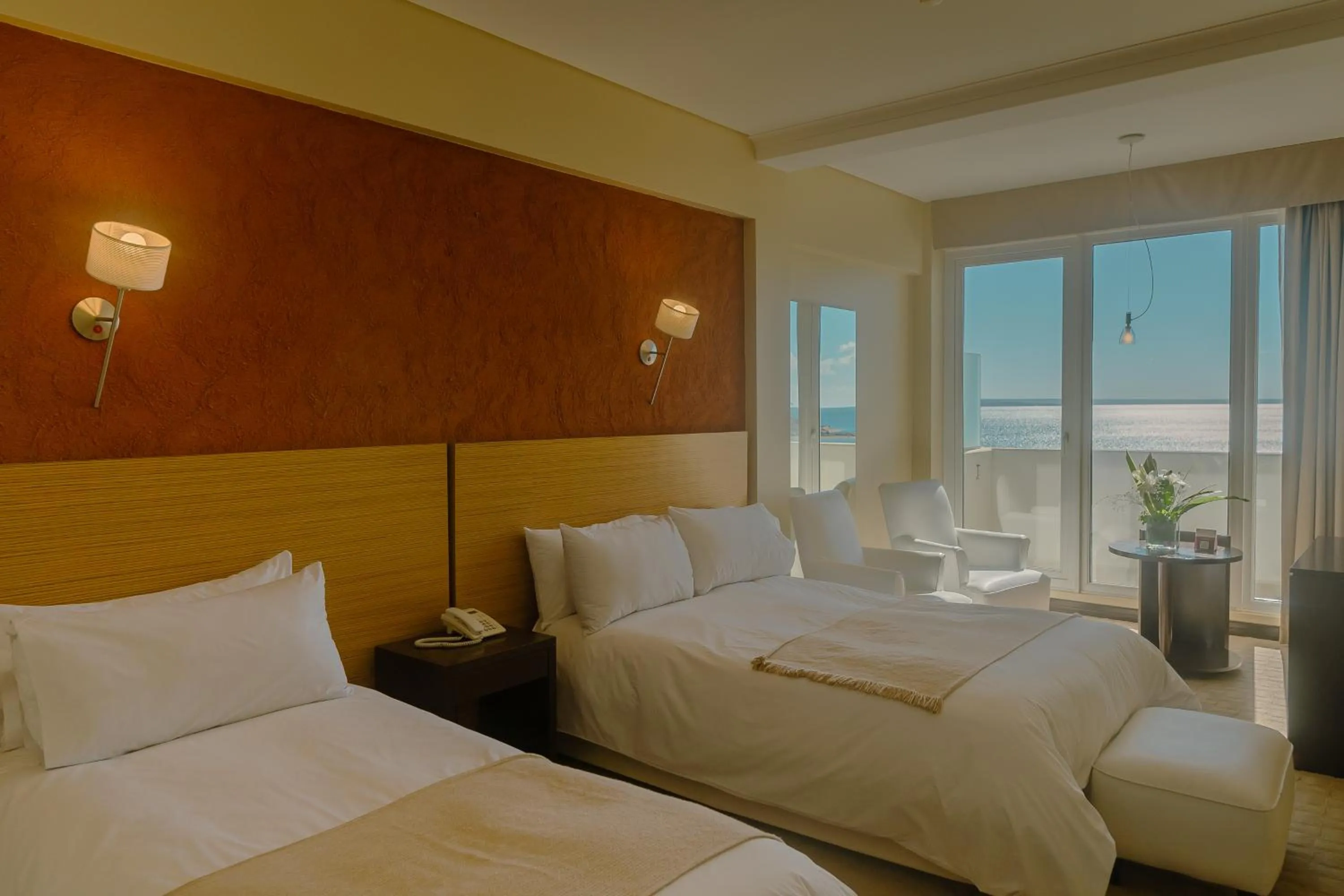 Bed in Rayentray Grand Hotel