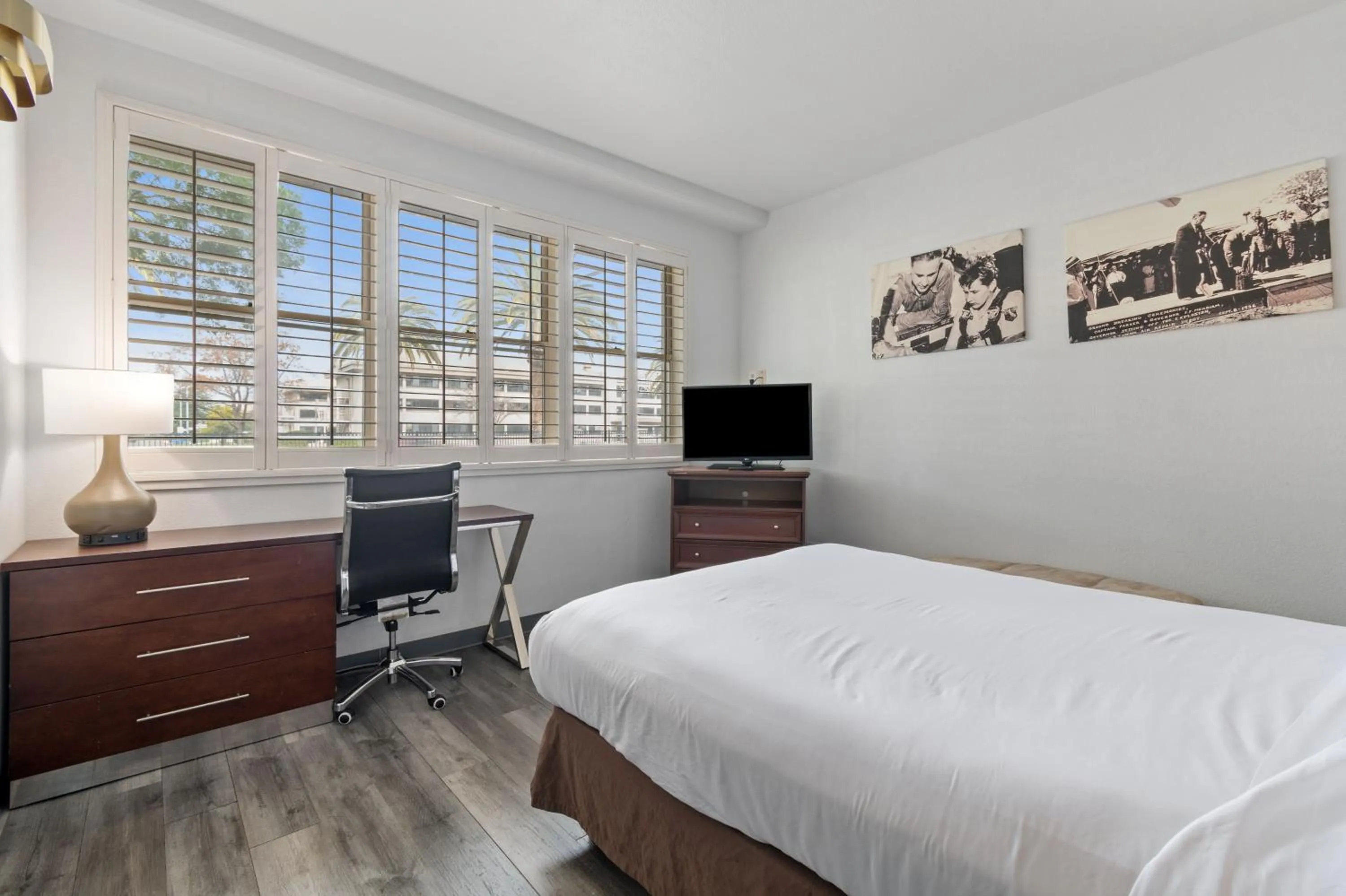 Bed in Lions Gate Hotel