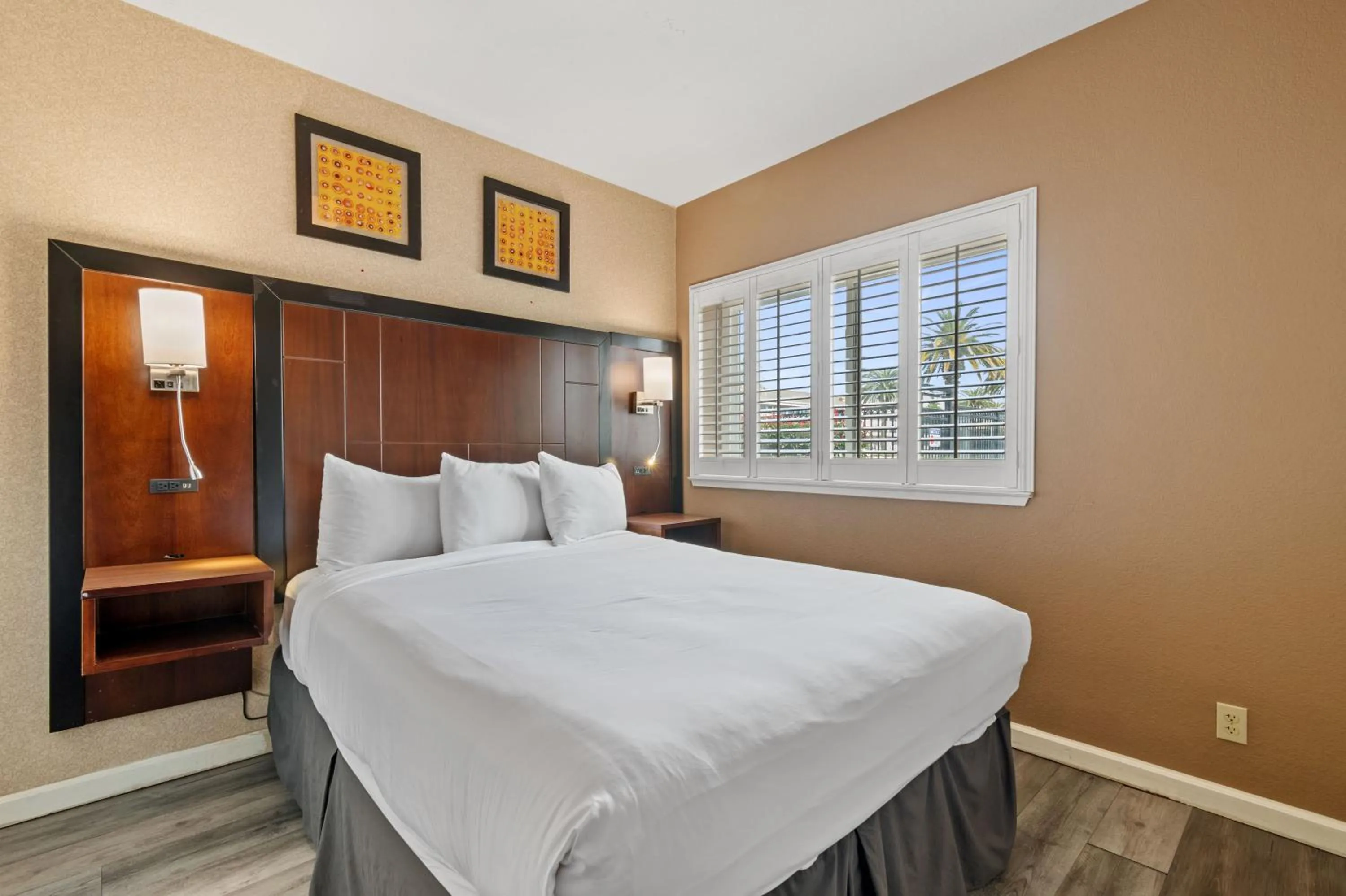 Bed in Lions Gate Hotel