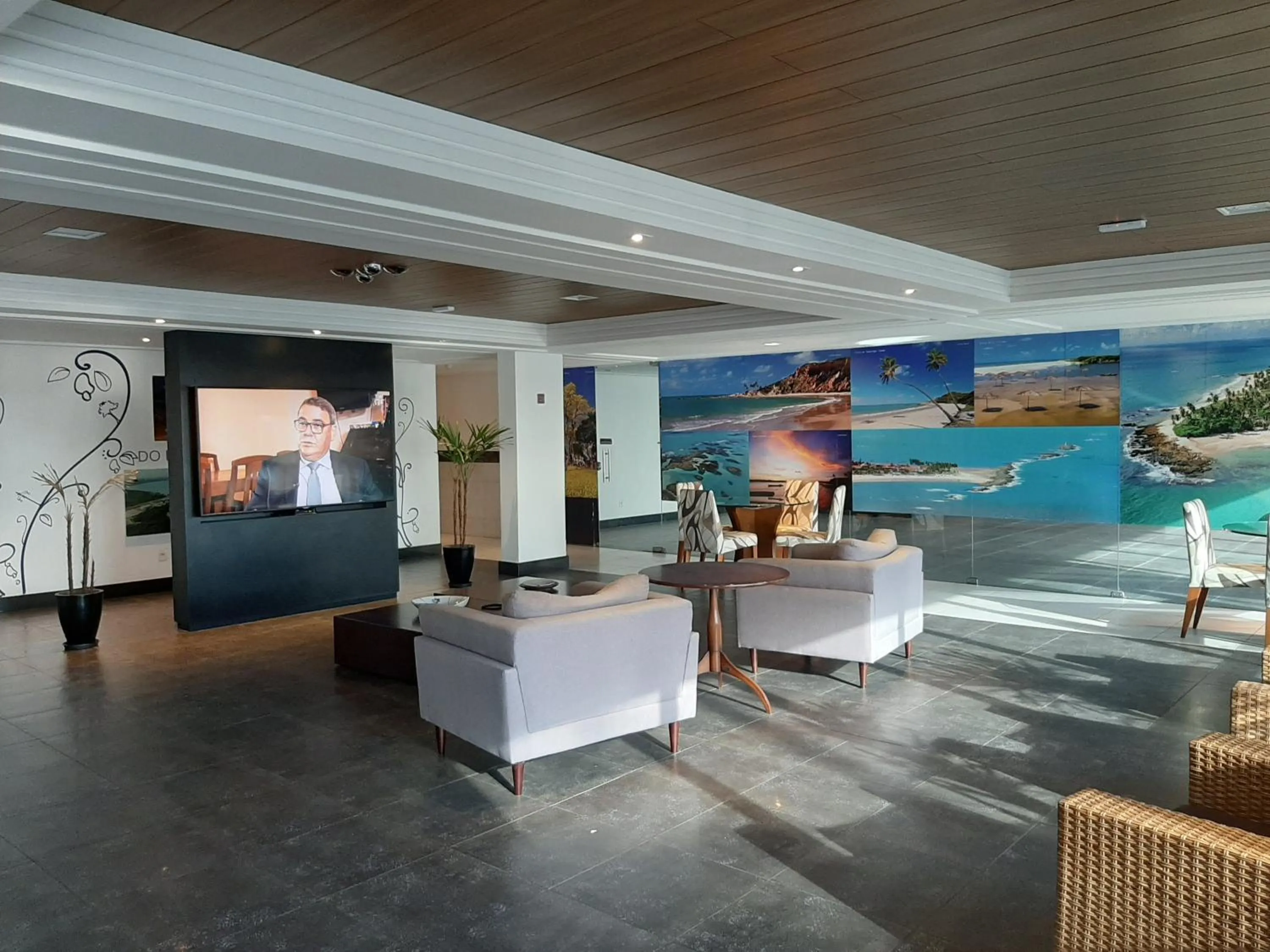 Lobby or reception in Flat Mar do Cabo Branco Residence