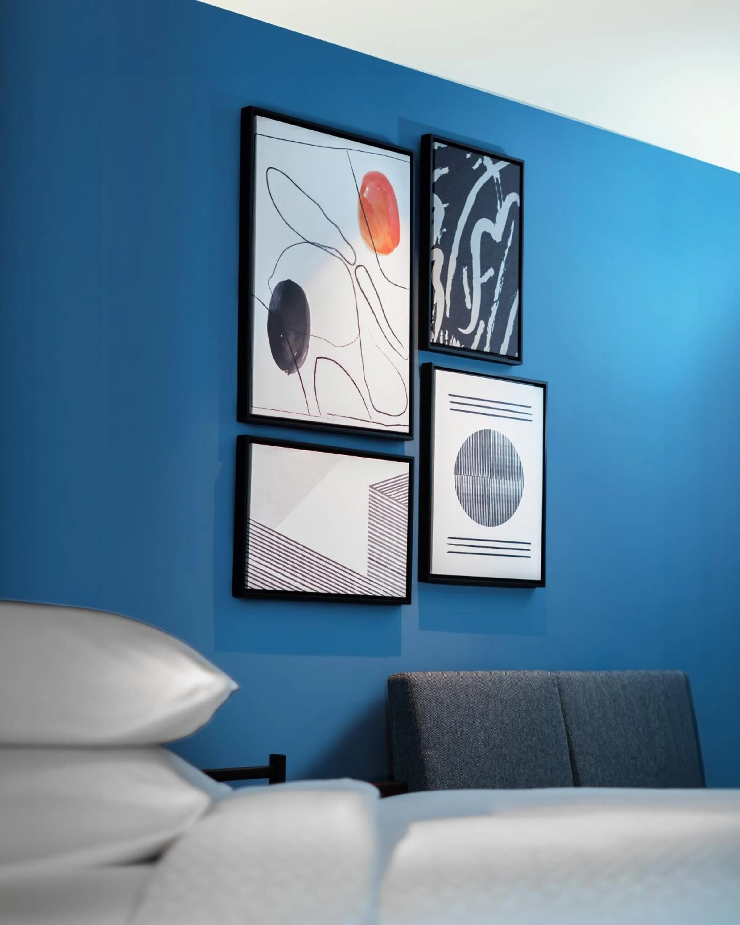 Decorative detail, Bed in Four Points by Sheraton Johor Bahru