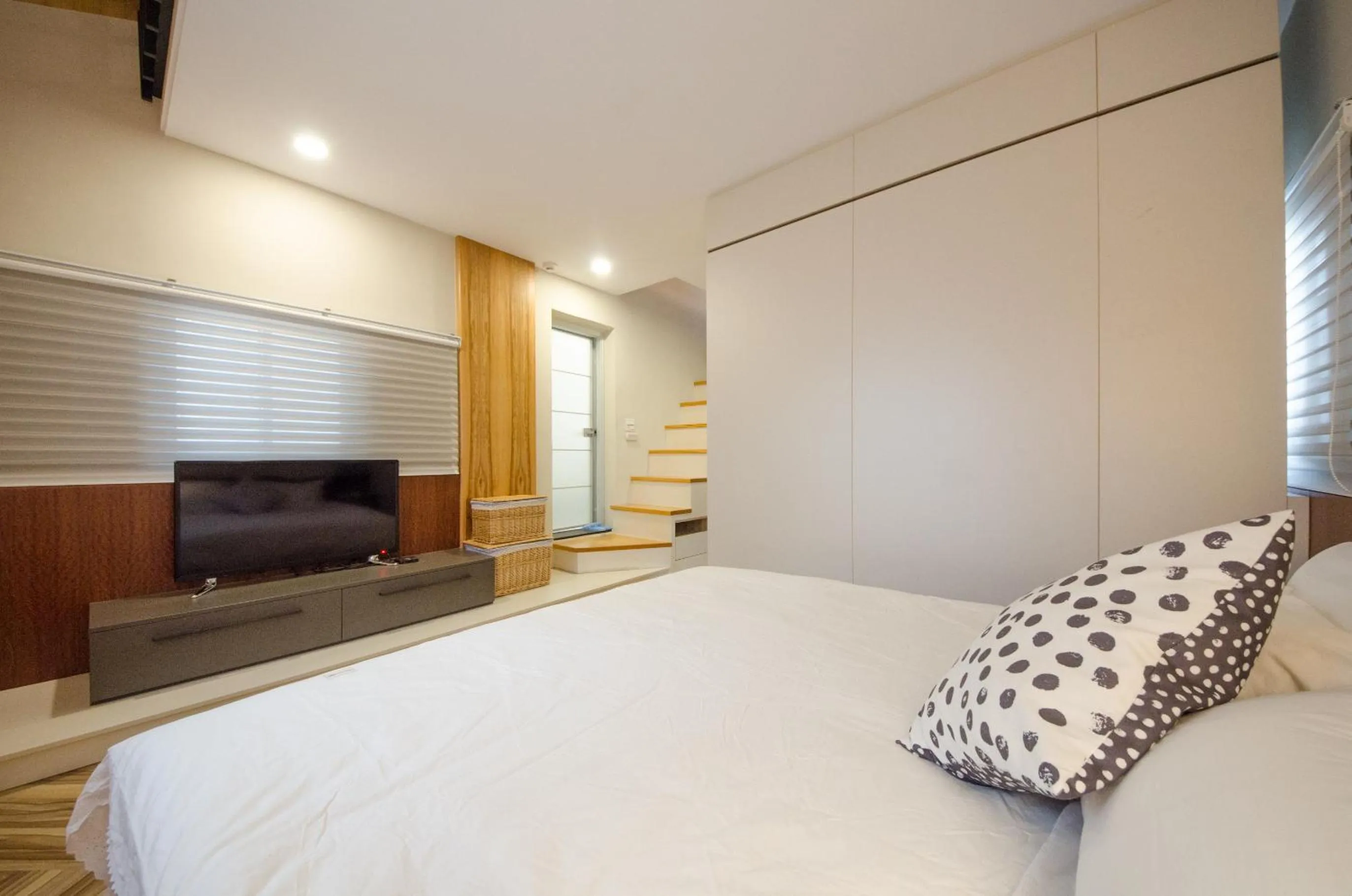 Bed in Tainan Travel Inn