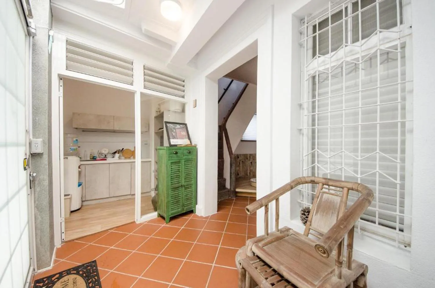 Kitchen or kitchenette in Tainan Travel Inn