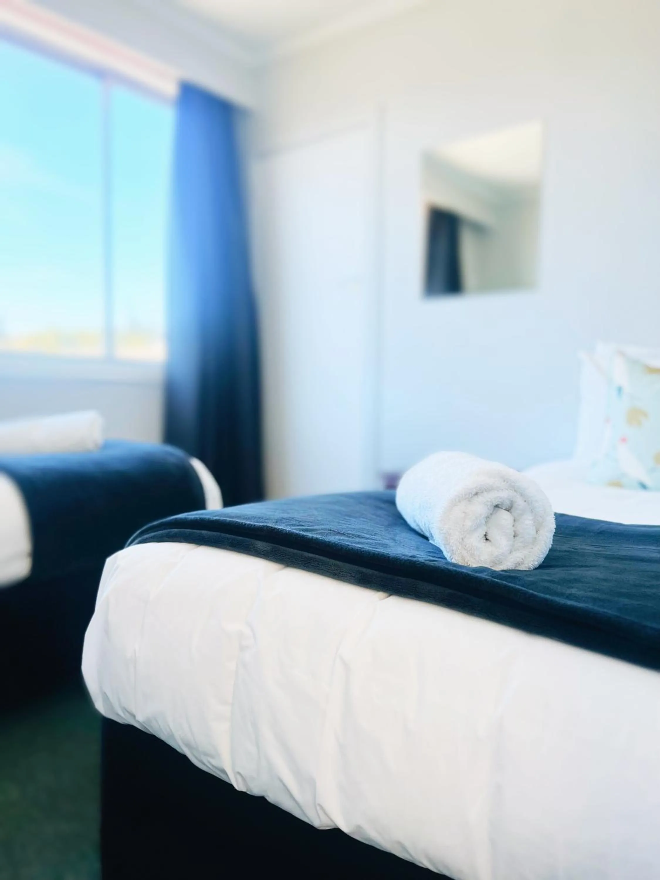 Bed in Kurow Motel