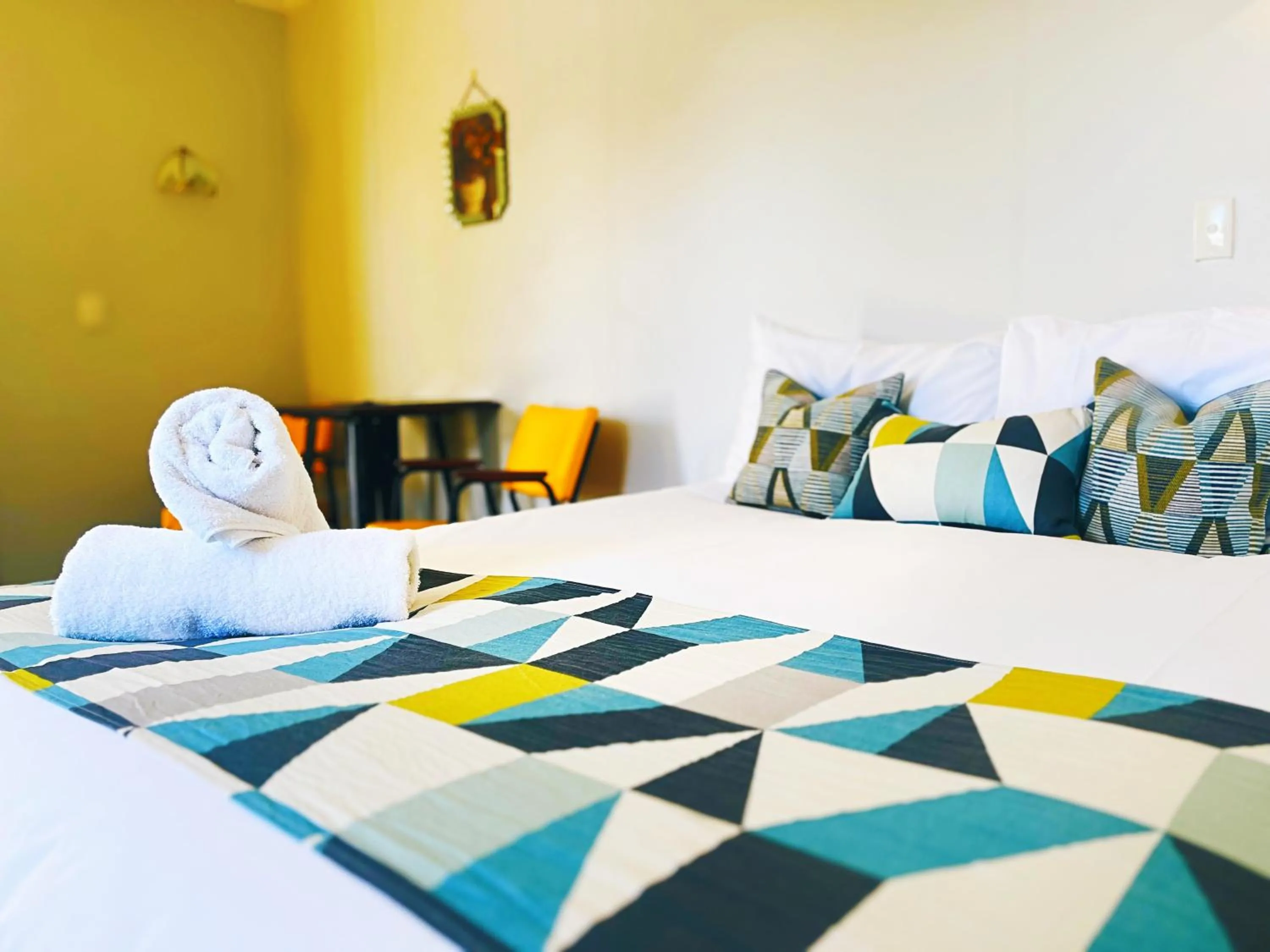 Bed in Kurow Motel