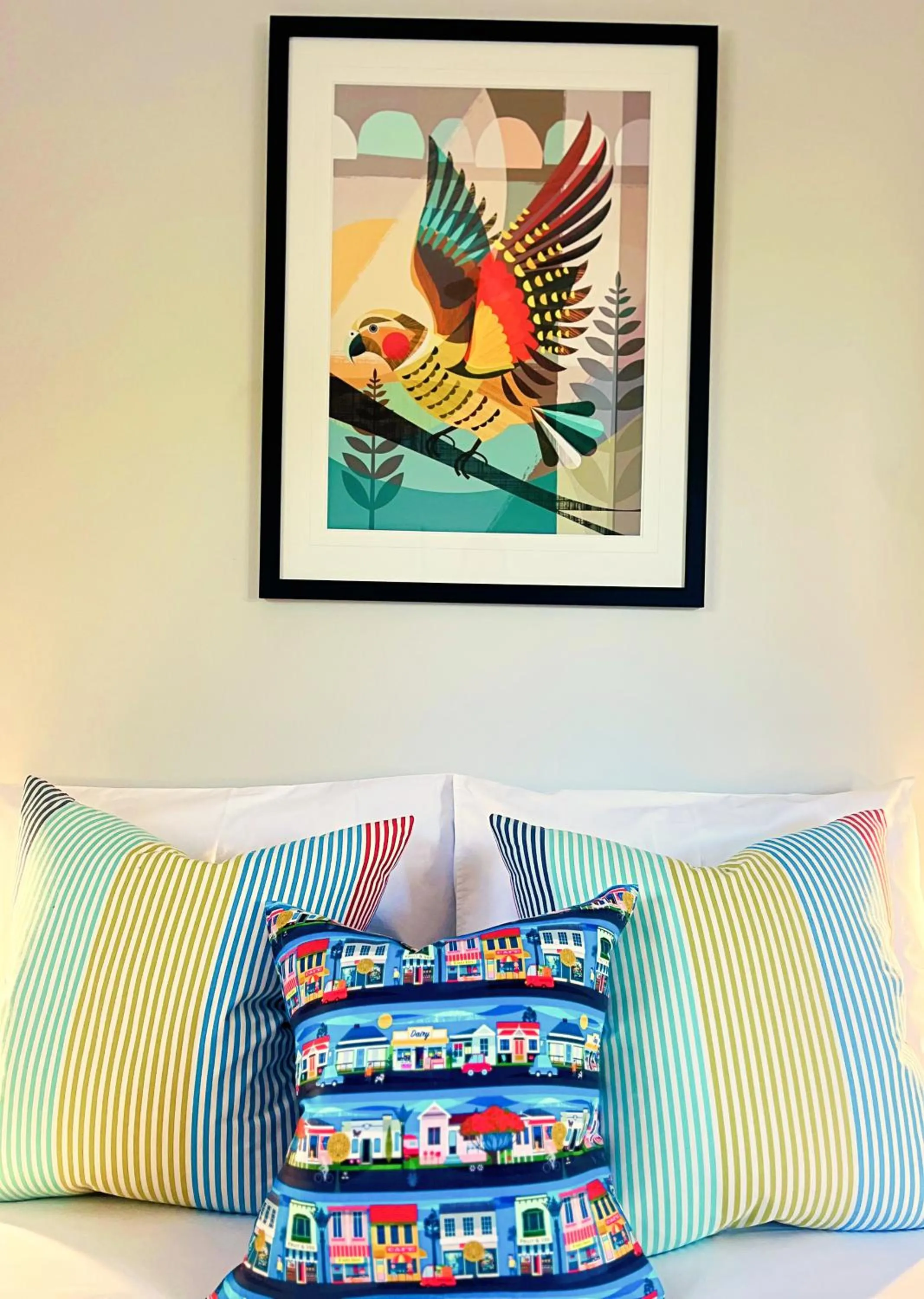 Bed in Kurow Motel