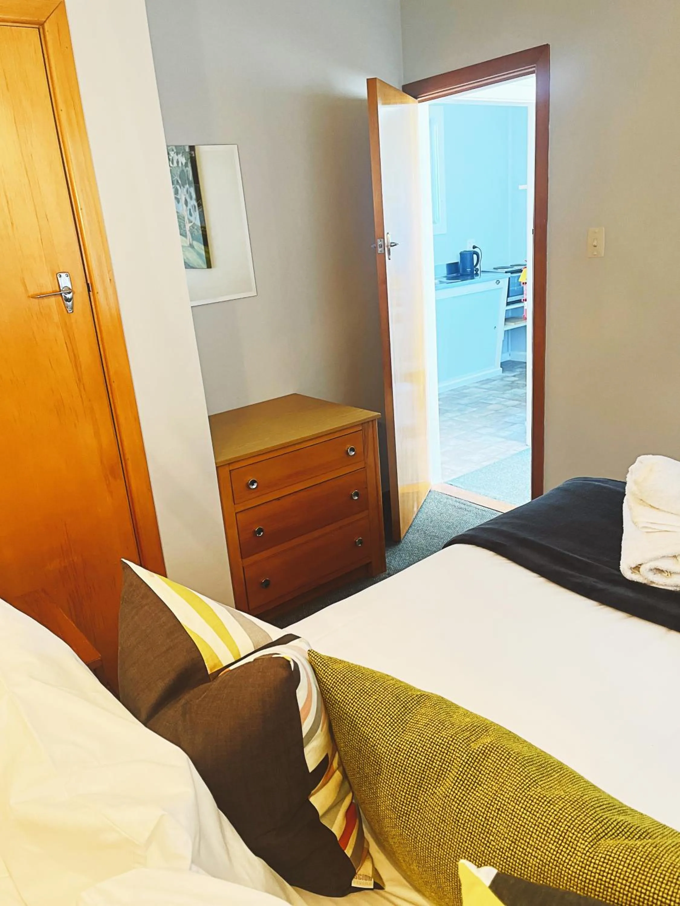 Bed in Kurow Motel