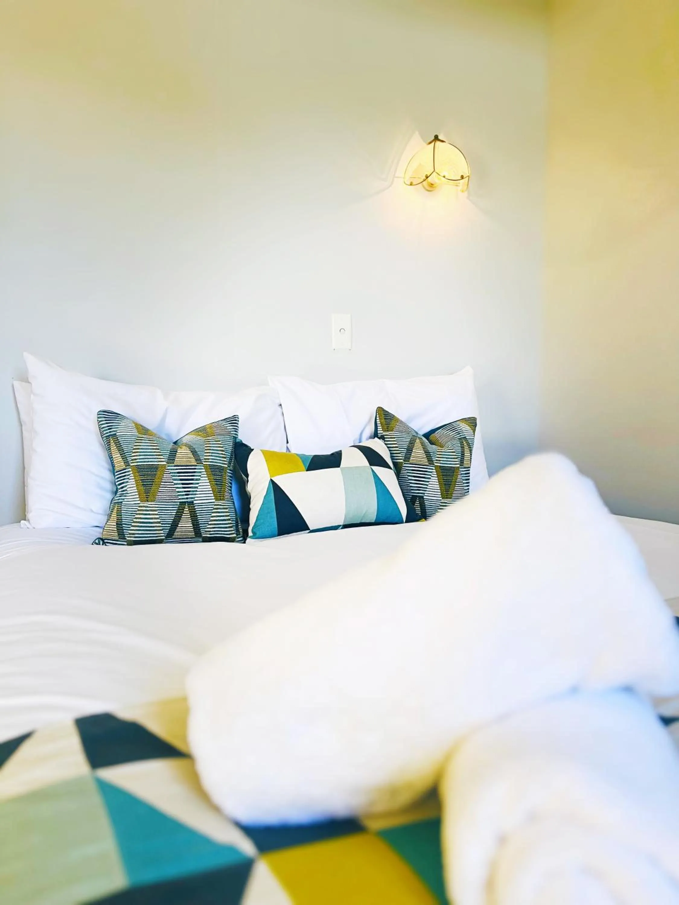 Bed in Kurow Motel