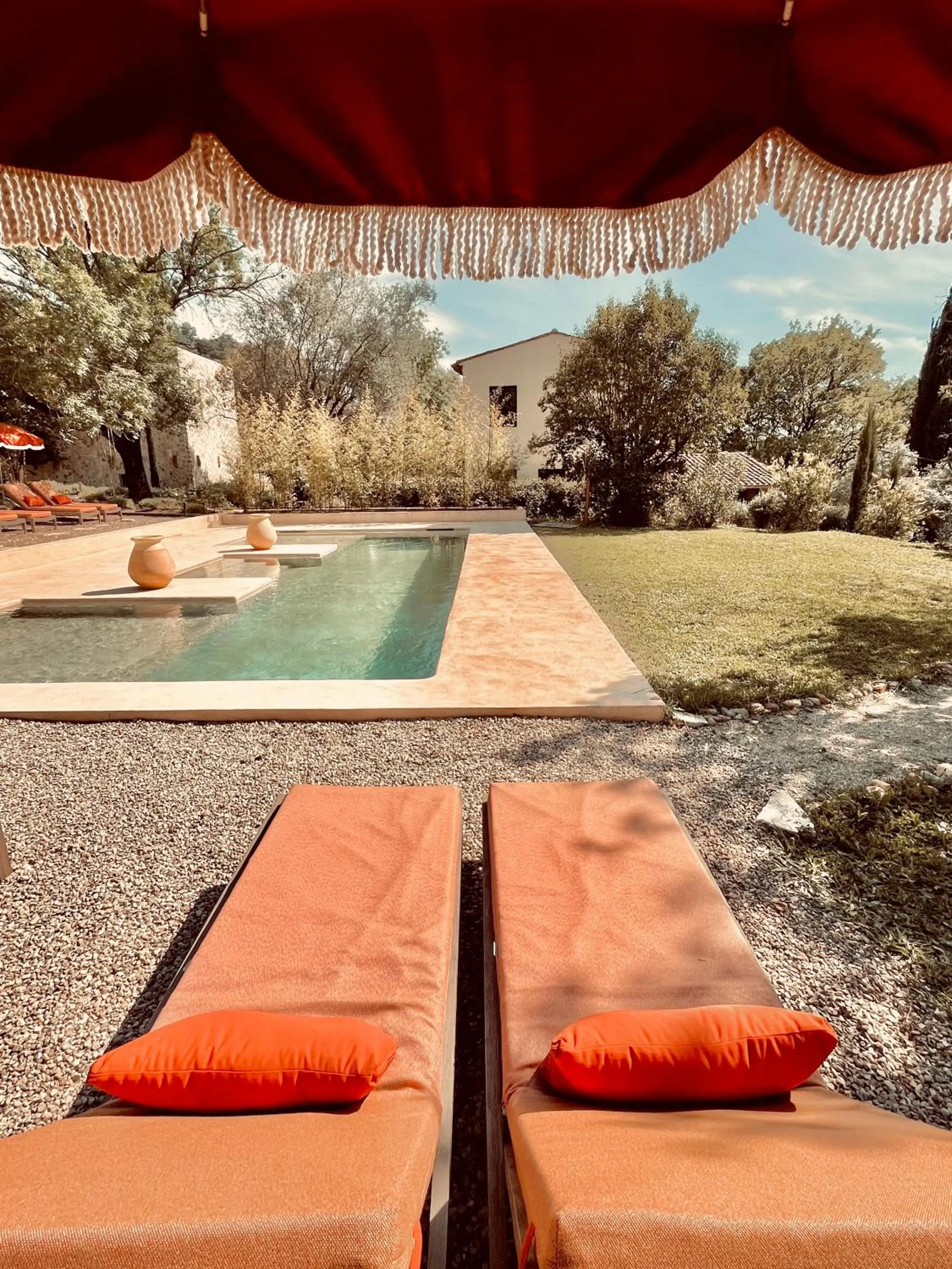 Natural landscape in Toile Blanche