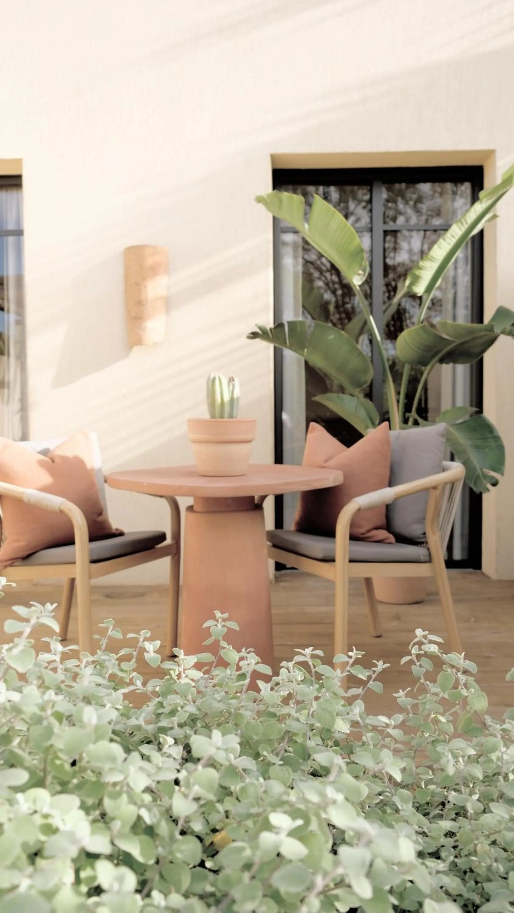 Balcony/Terrace in Toile Blanche