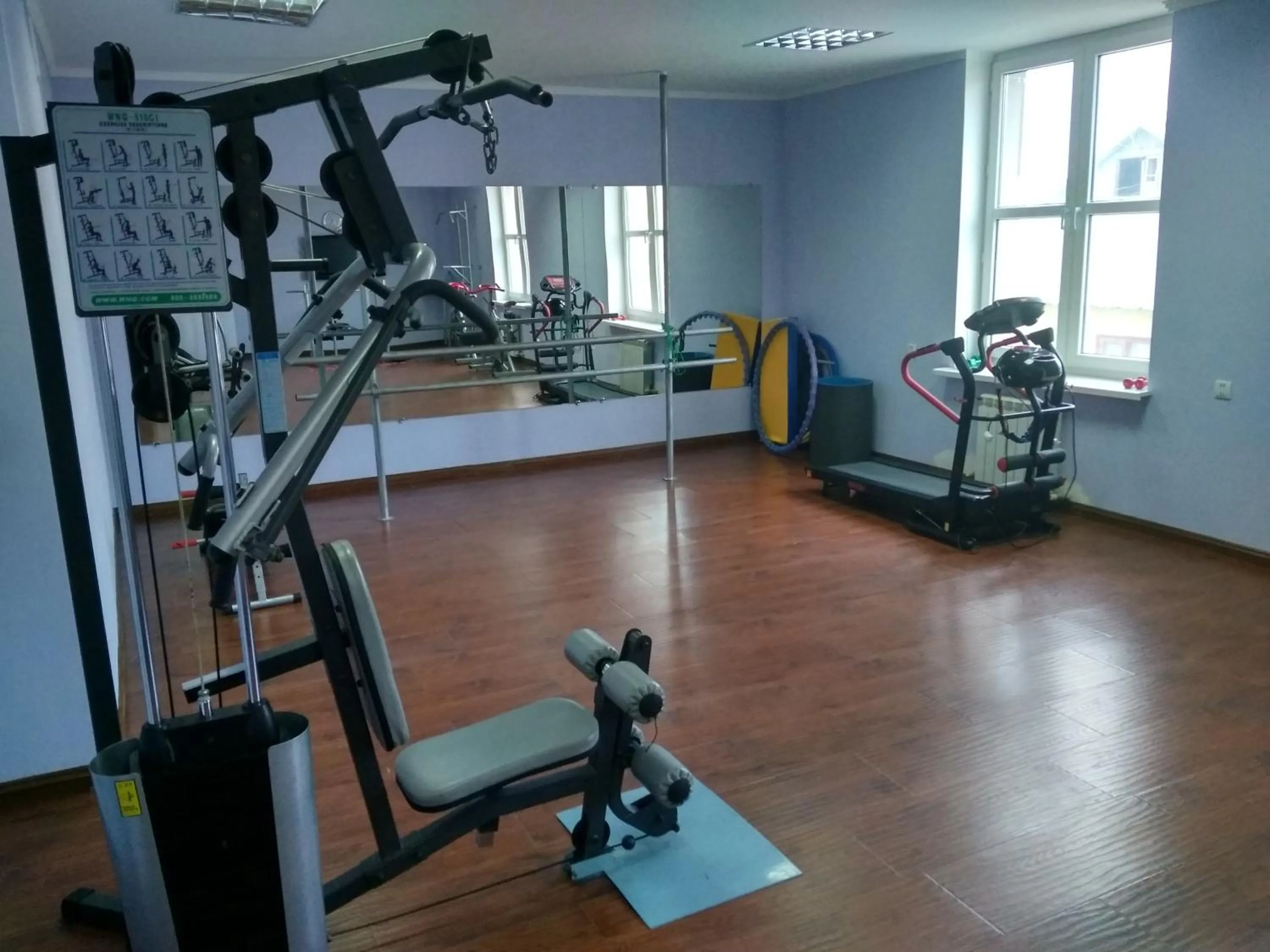 Fitness centre/facilities in Silk Way Hotel