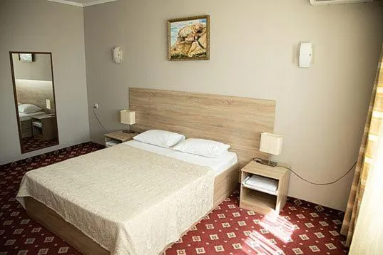 Bed in Silk Way Hotel