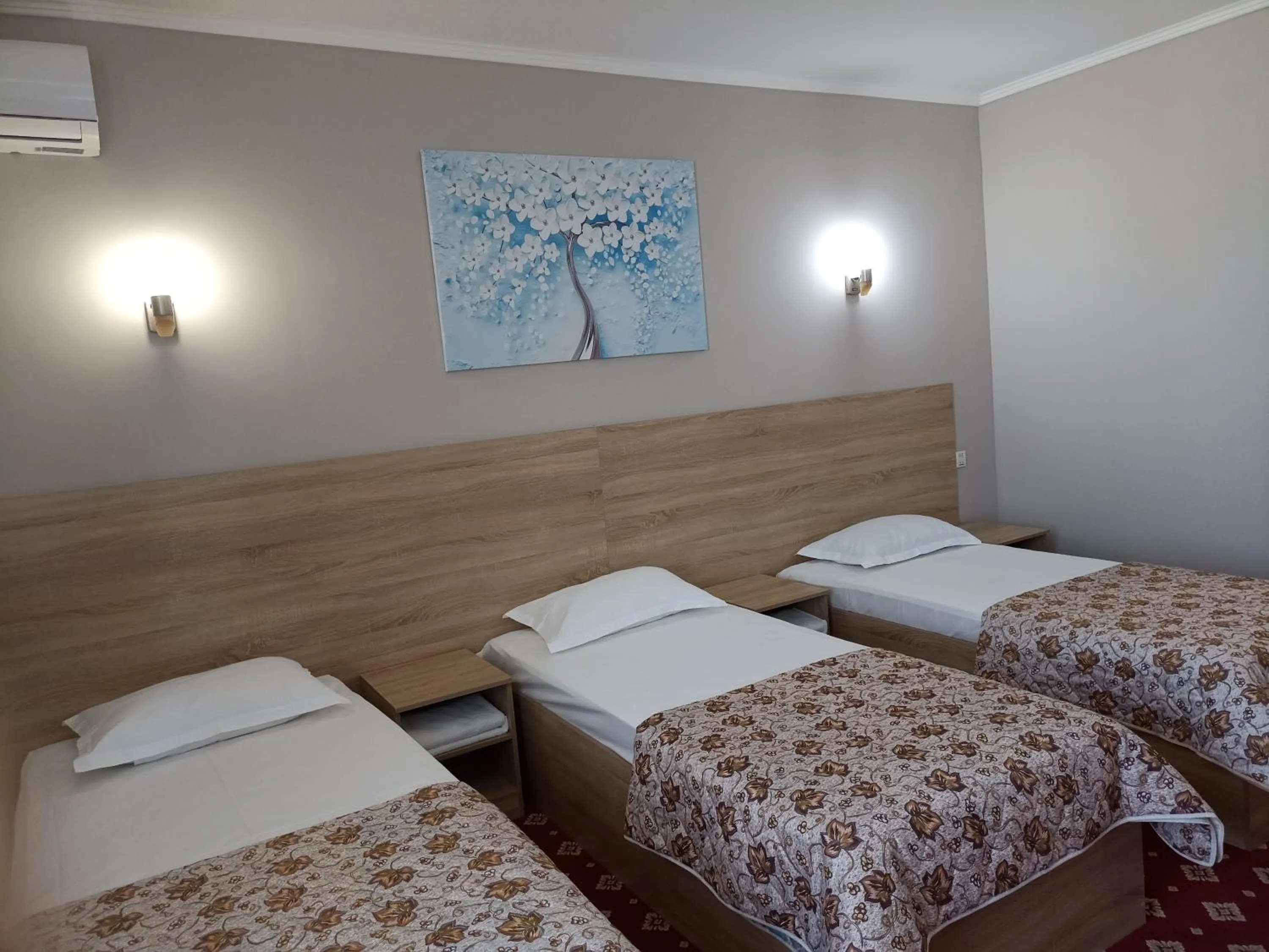 Bed in Silk Way Hotel