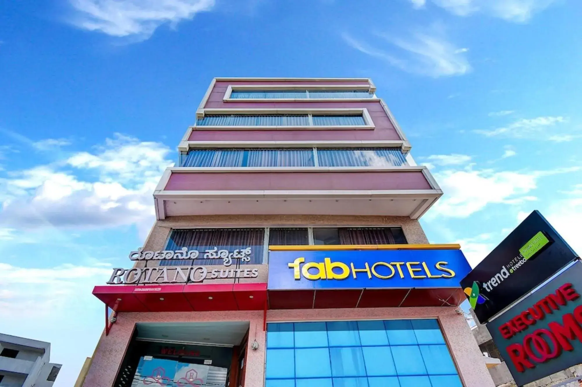Property building in FabHotel Rotano Suites - Yelahanka Property building in FabHotel Rotano Suites - Yelahanka