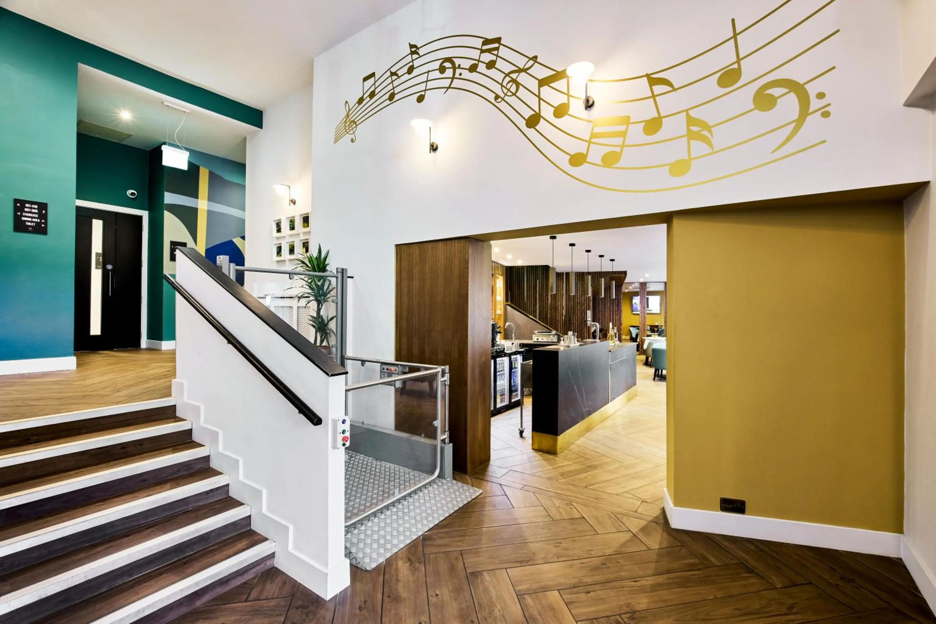 Lobby or reception in Handel's Hotel