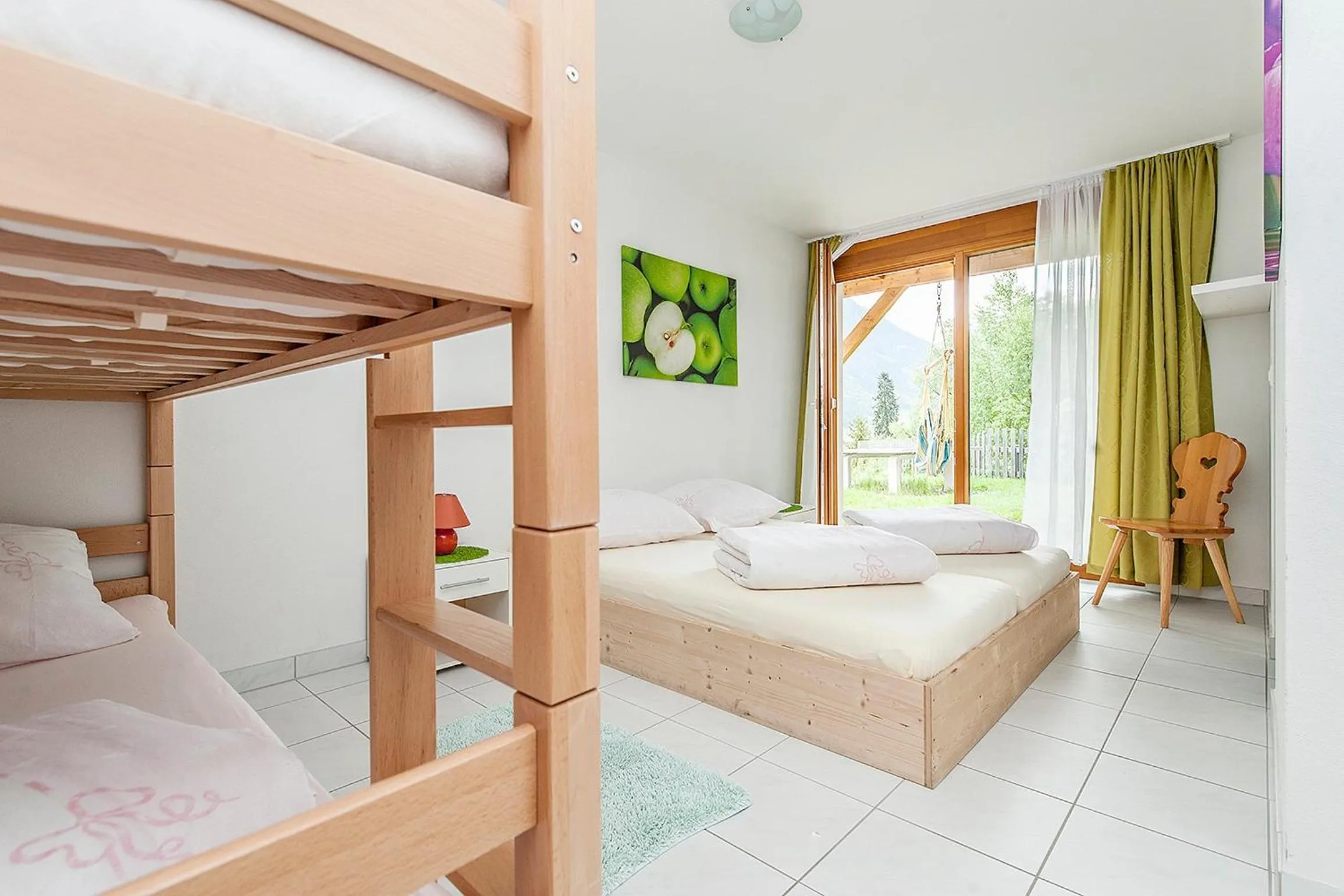 Bed in Hotel Cuntera