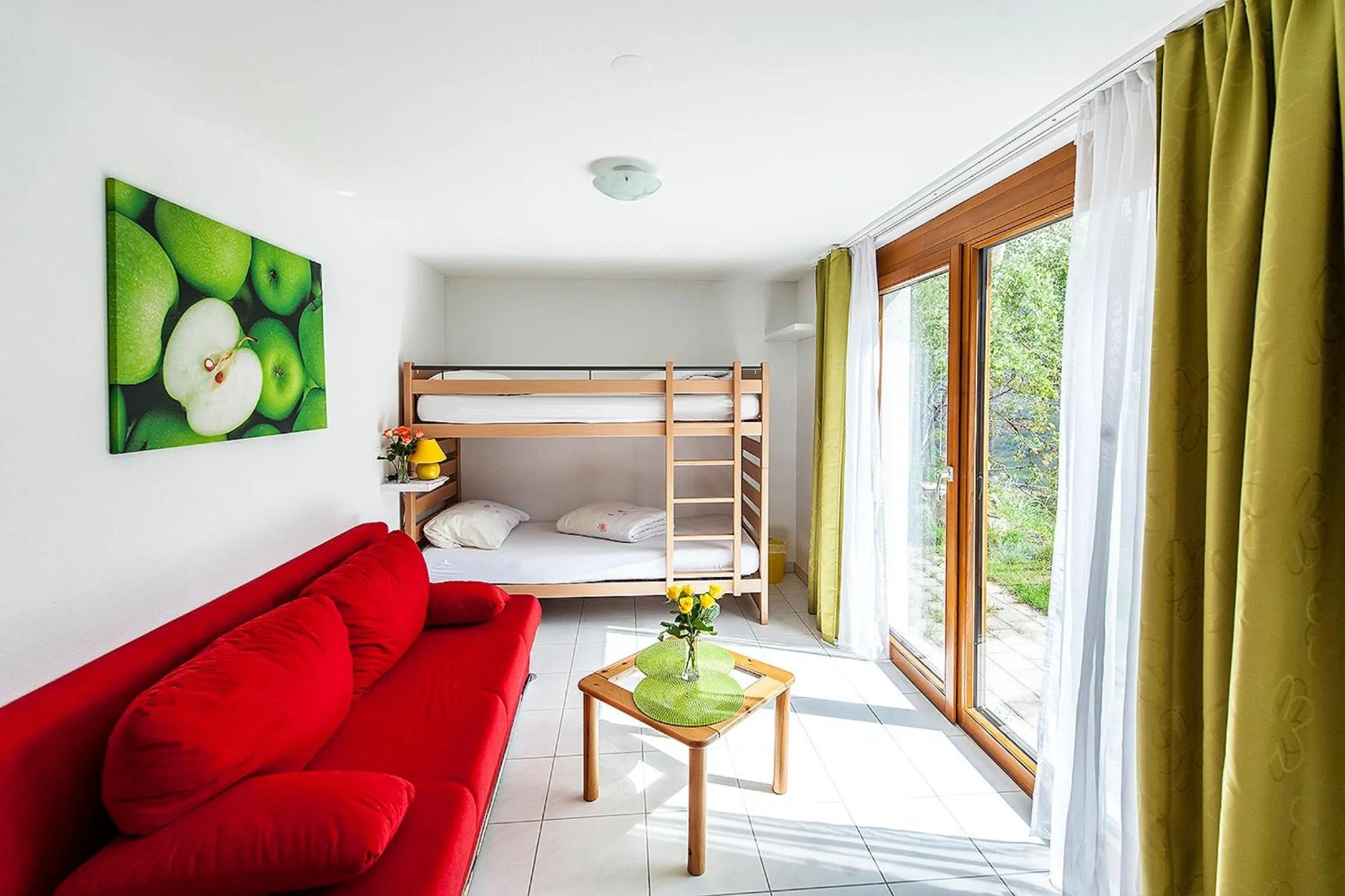 Bed in Hotel Cuntera